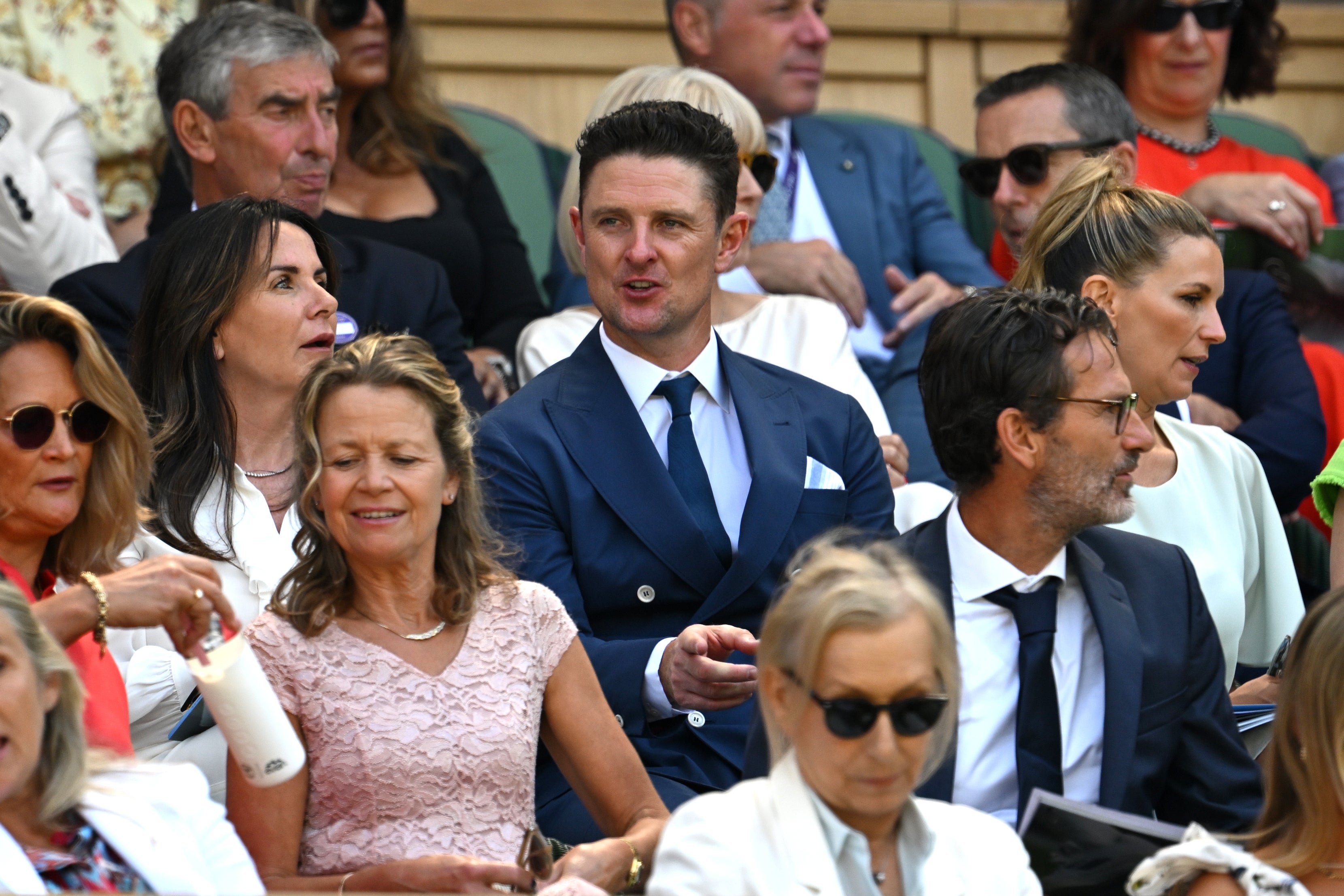 Justin Rose at Wimbledon in 2024