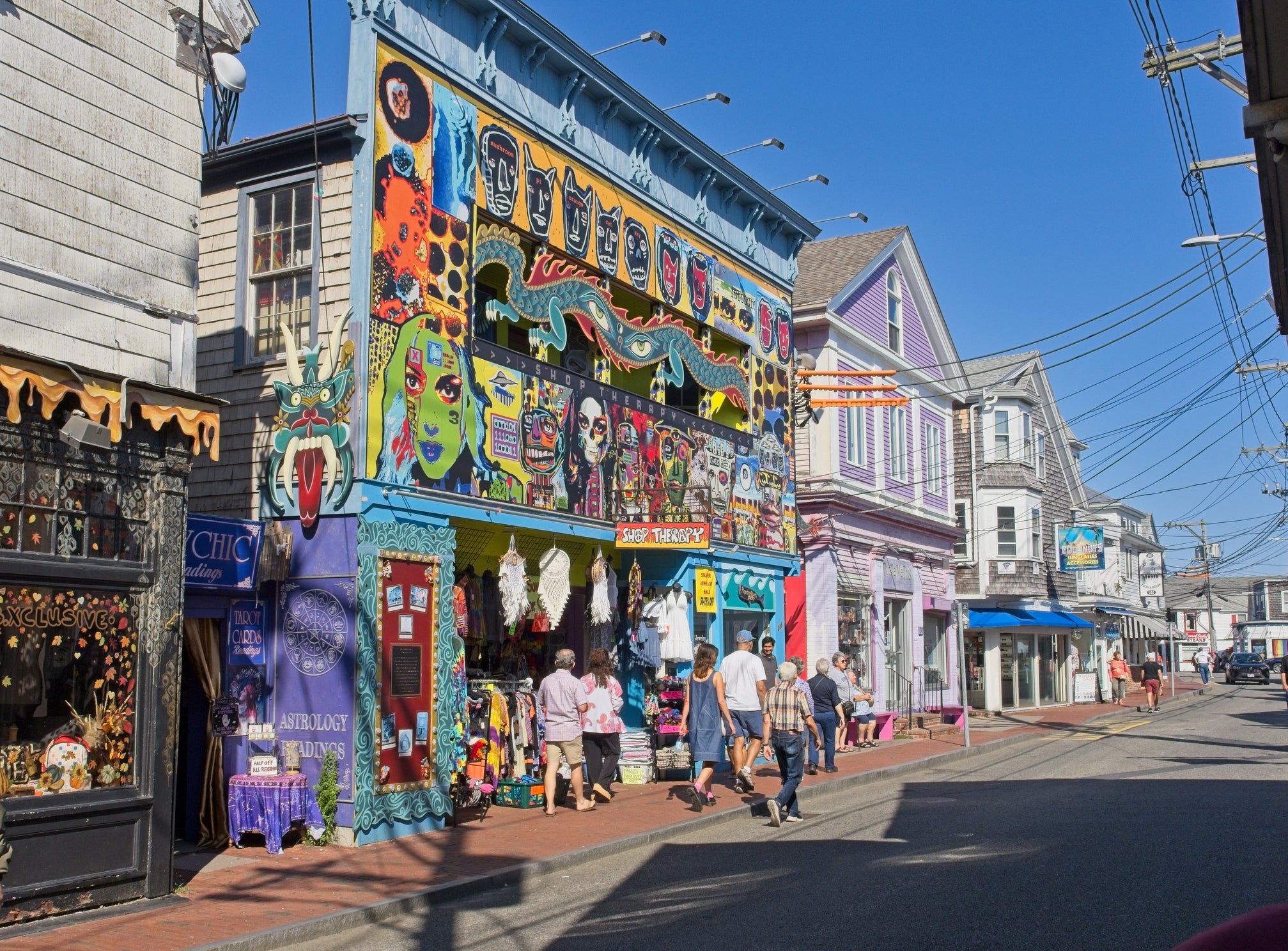 Commercial Street in downtown Provincetown