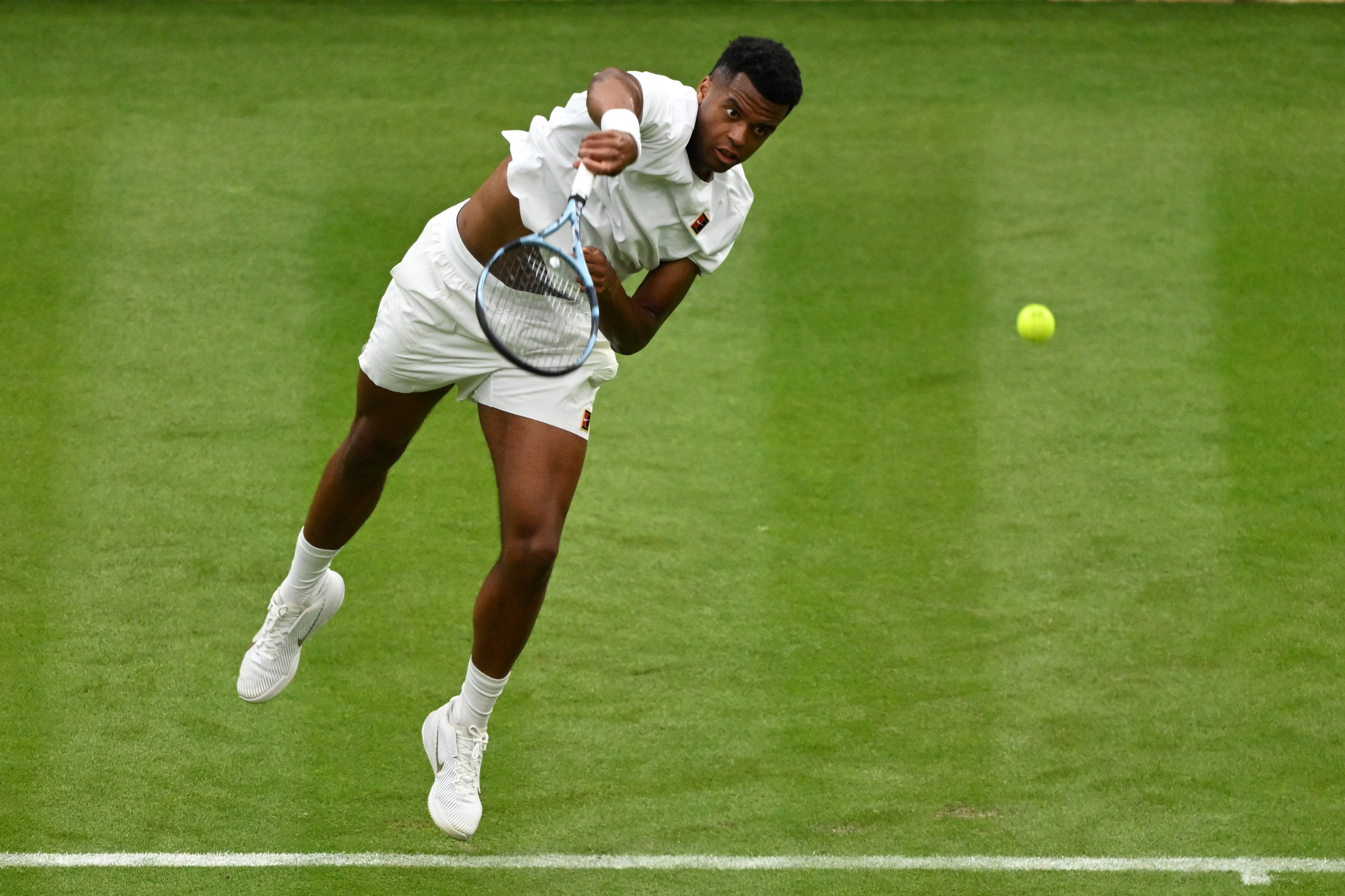 Giovanni Mpetshi Perricard hit the fastest serve in Wimbledon history on Monday night