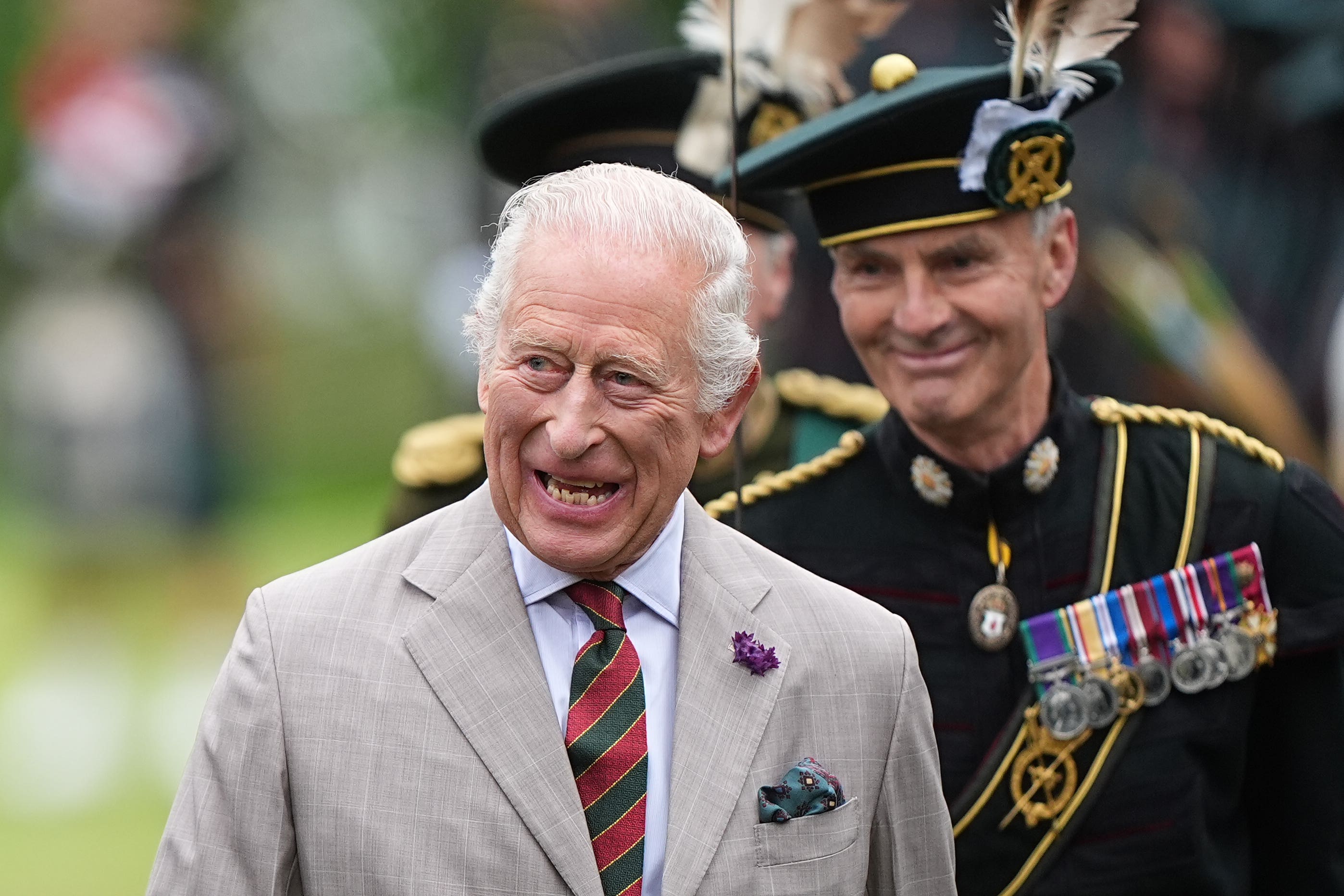 The King has arrived in Edinburgh for the start of Holyrood Week (Aaron Chown/PA)