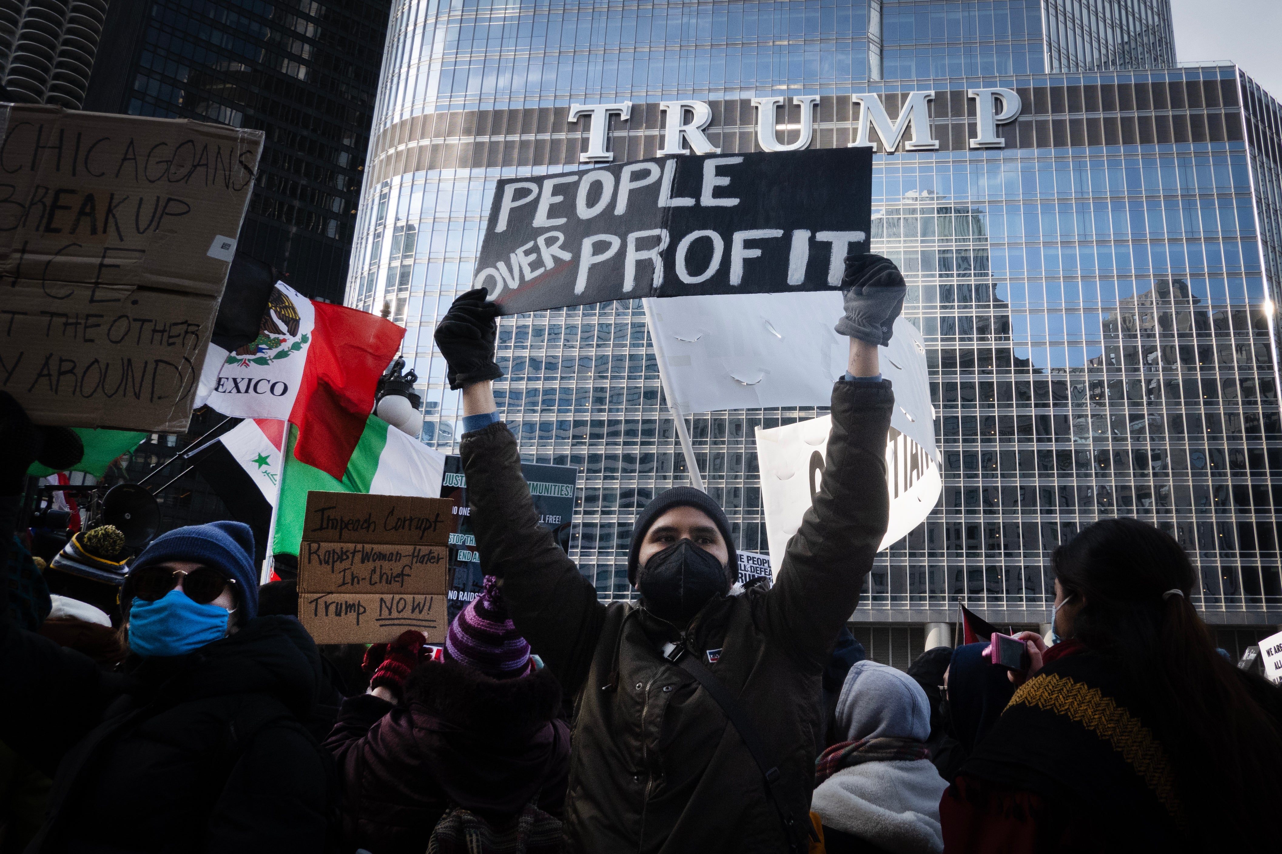 The hotel, the setting of anti-Trump protests in recent months, was capable of pulling 20 million gallons of water a day from the river, the plaintiffs said.