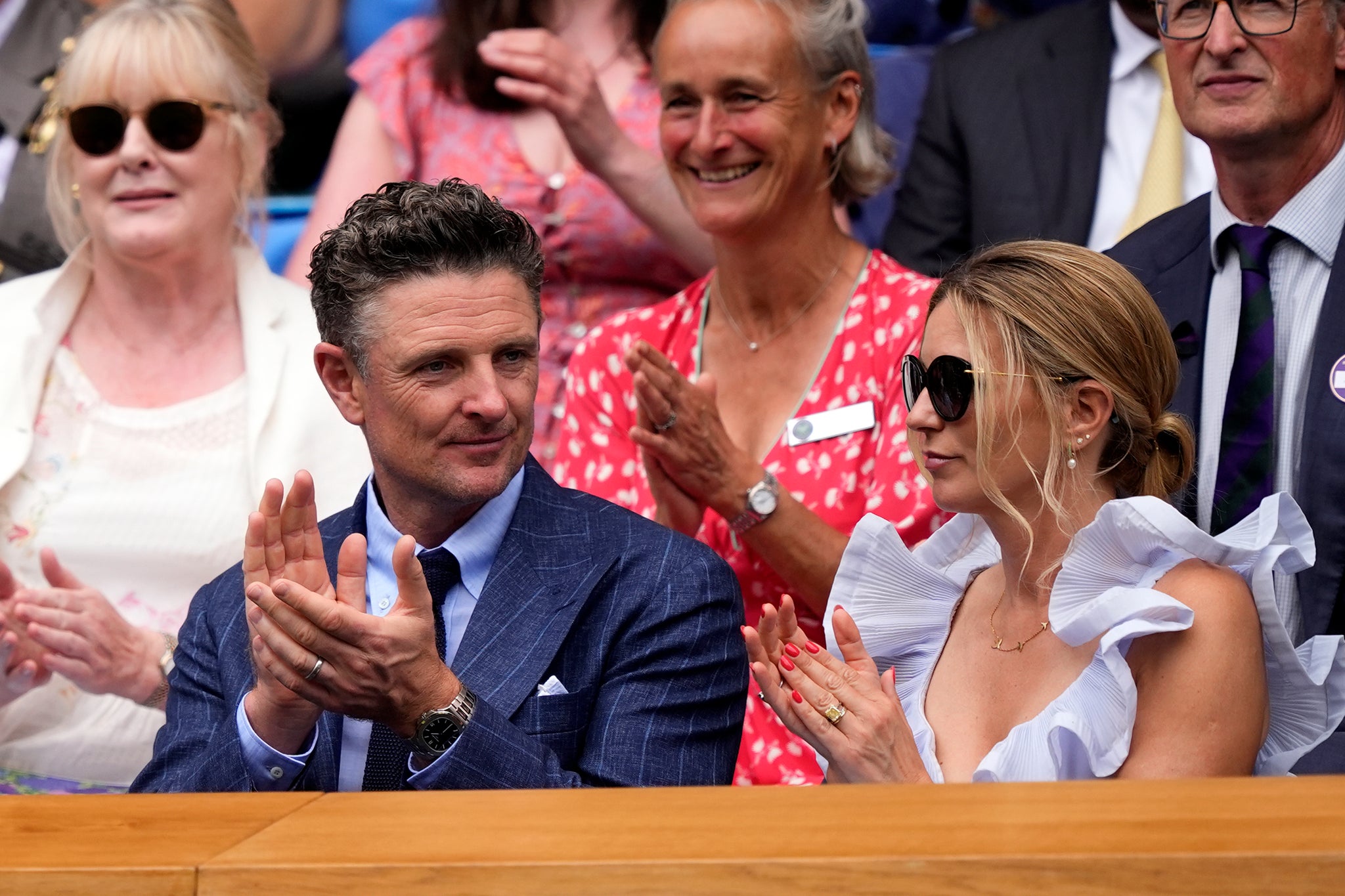 Justin Rose and his wife Kate
