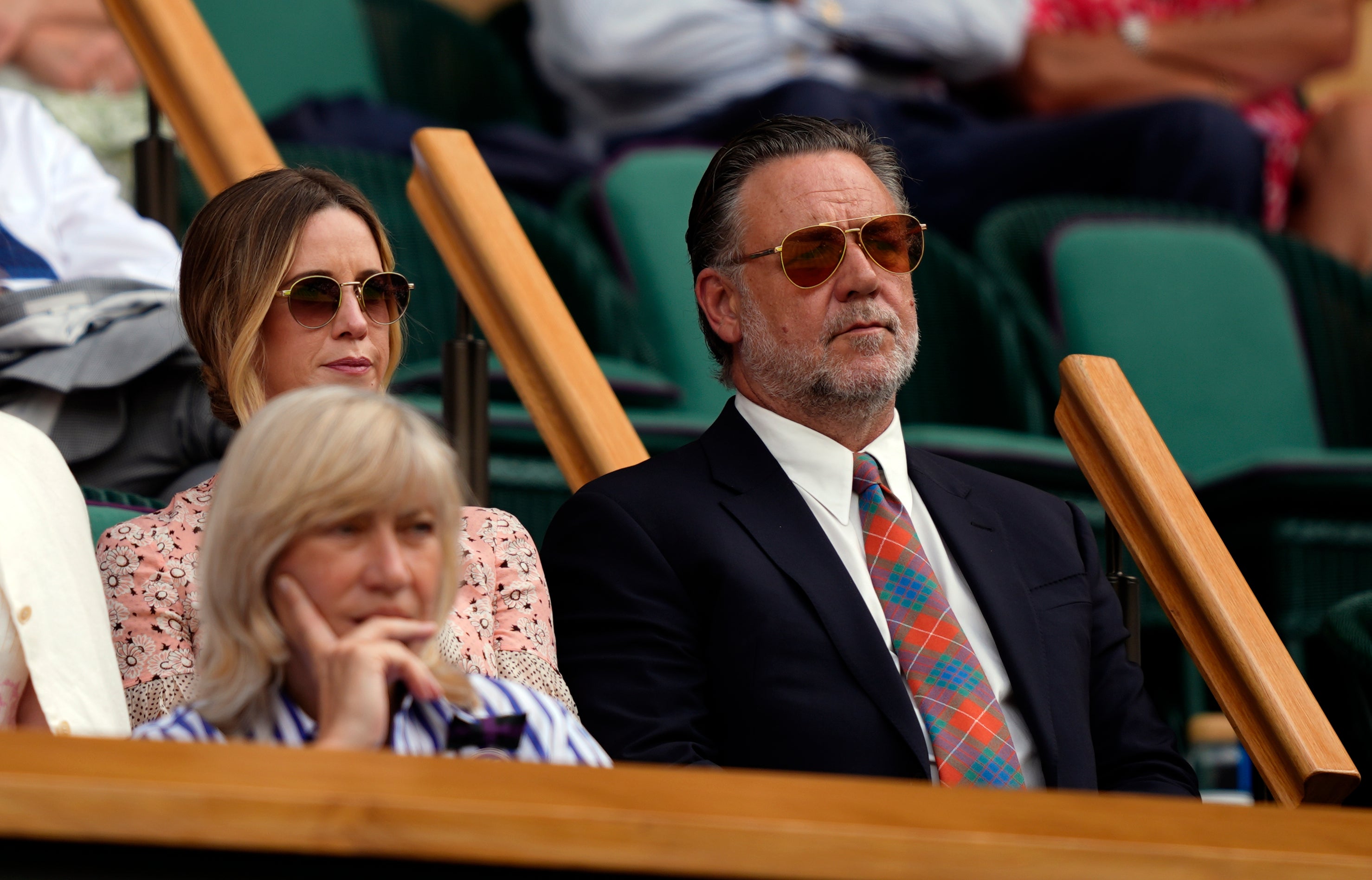 Russell Crowe with Britney Therio