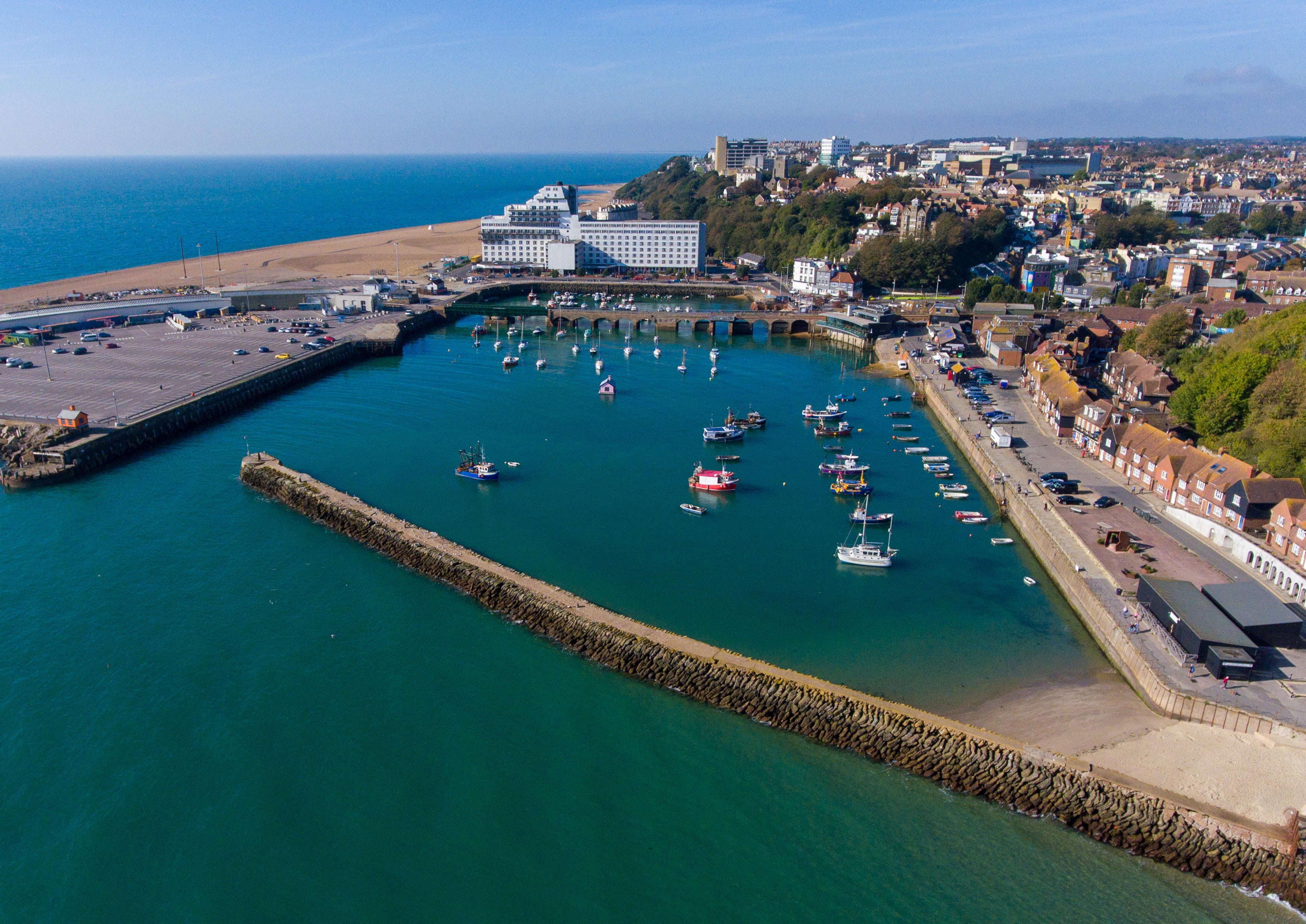 Folkestone is perfect for foodies, history-lovers and sunbathers alike