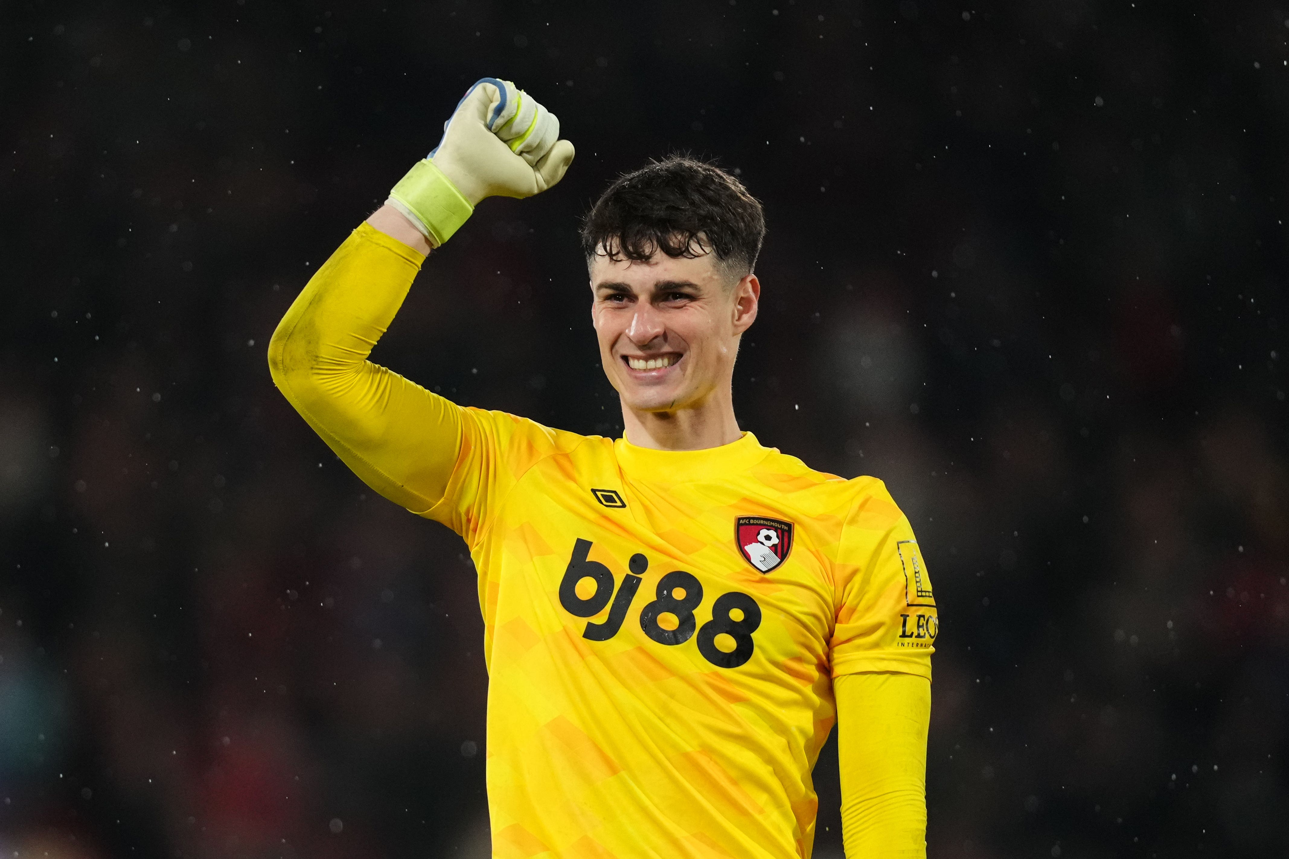 Spanish goalkeeper Kepa Arrizabalaga spent last season on loan at Bournemouth (John Walton/PA)