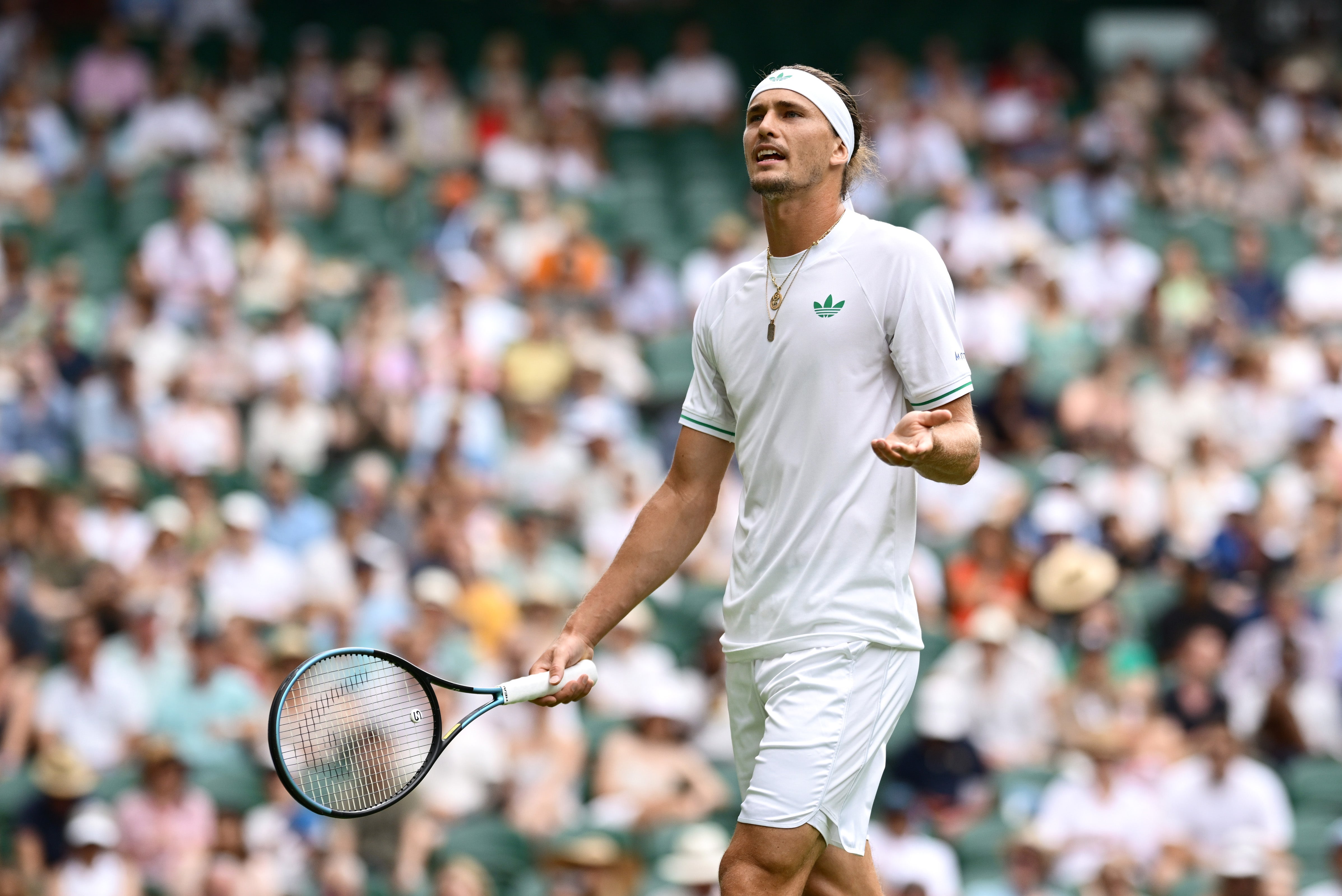 Third seed Alexander Zverev also lost in the first round of the men’s singles