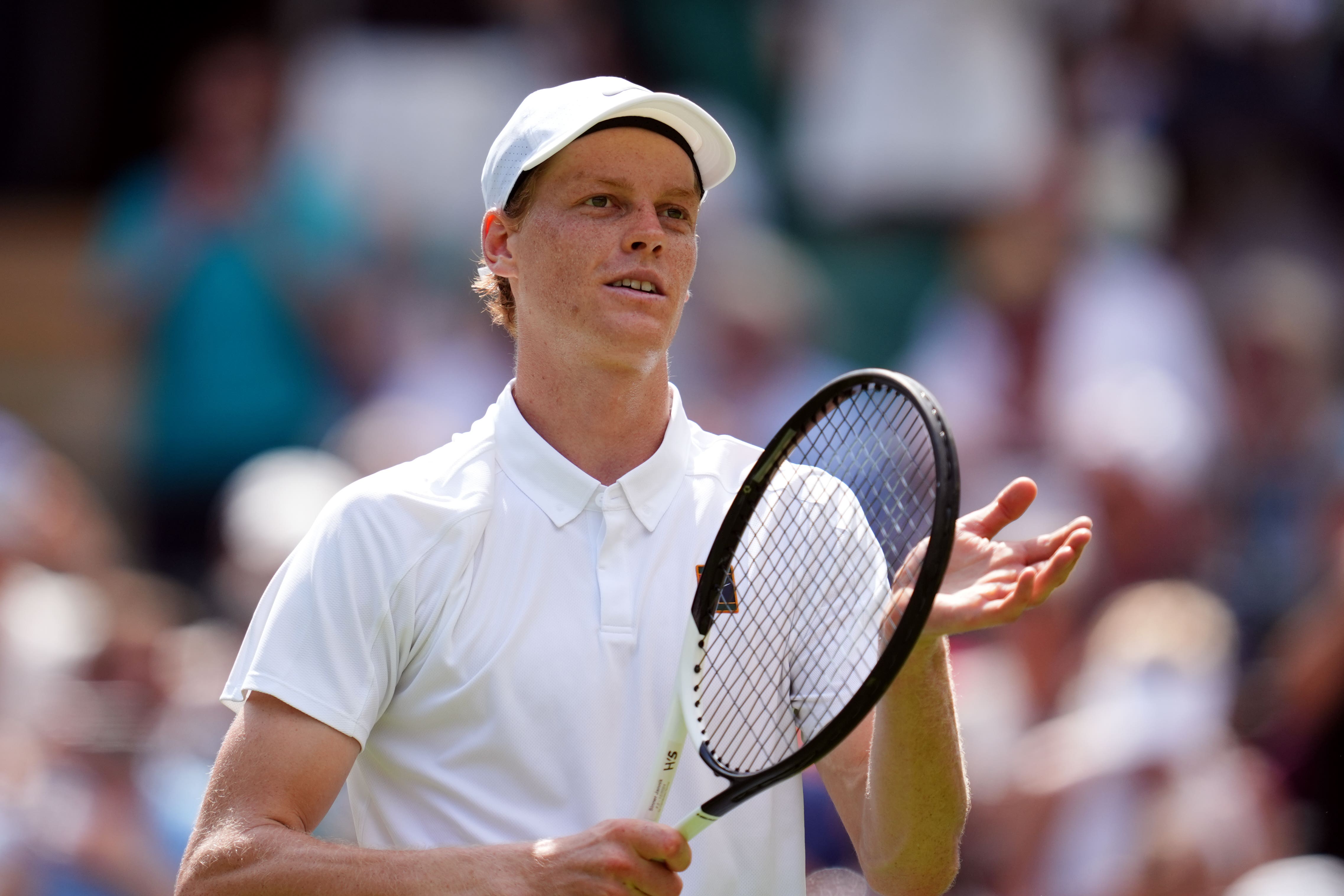 Jannik Sinner comfortably beat fellow Italian Luca Nardi (Adam Davy/PA)