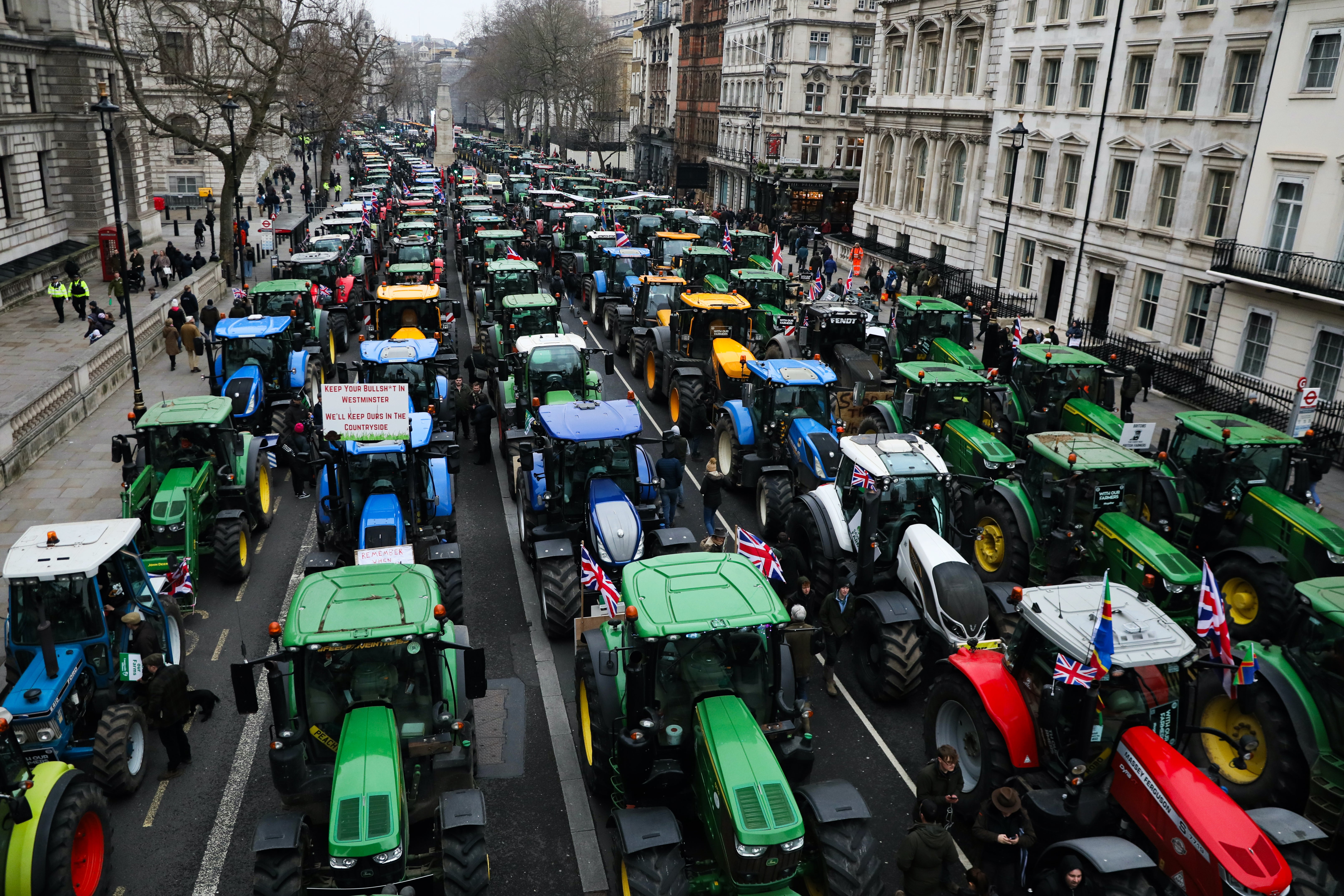 Farmers against Starmer: the beginning of 2025 saw protests against inheritance tax aimed at farm owners