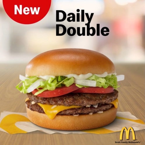 The Daily Double will be added to the McDonald’s McValue Meal Deal bundle menu on July 22