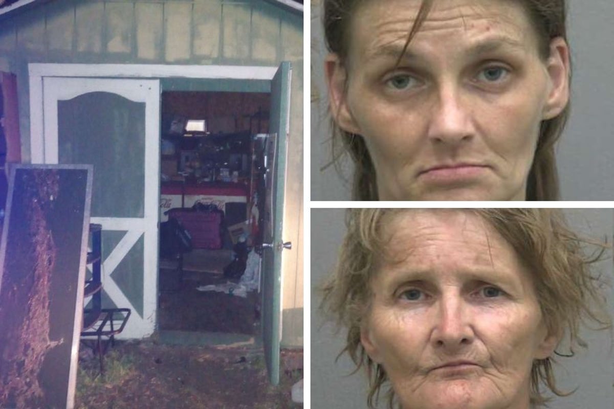 Two women accused of child neglect after 5-year-olds shut in shed in Florida heat