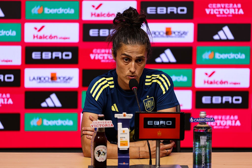 Spain coach Montse Tome has faced questions over her connection to the previous regime