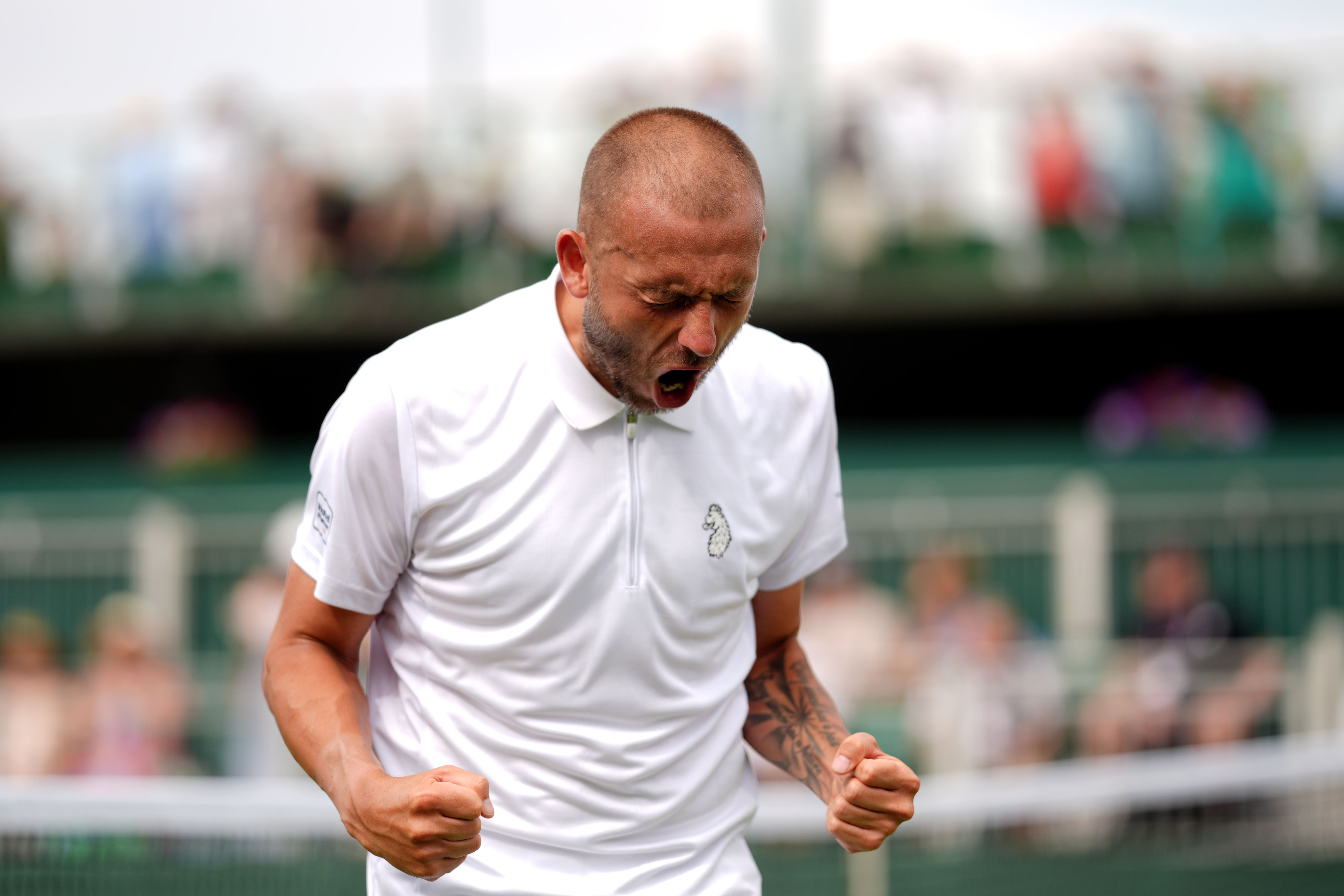 Dan Evans beat Jay Clarke to reach the second round (John Walton/PA)