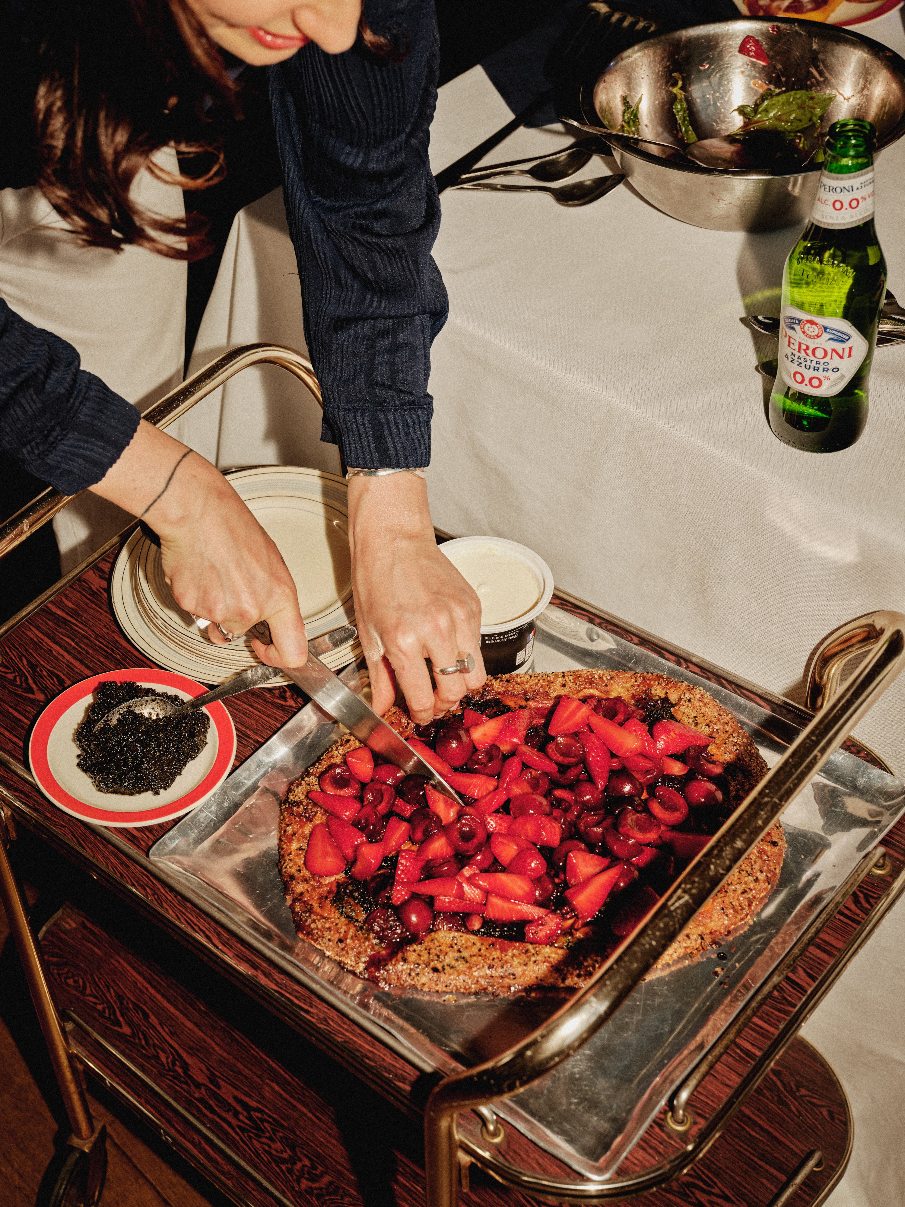 Rome’s grit and romance meet in this free-form tart – sweet, sharp, a little wild – just like the Eternal City that inspired it