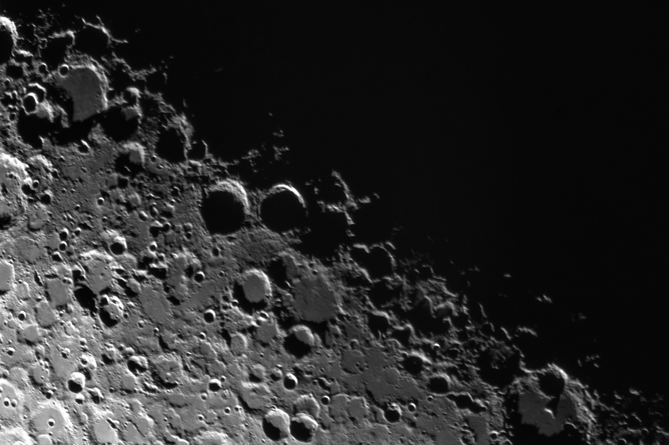 The lunar X formation taken on 26 June, 2023