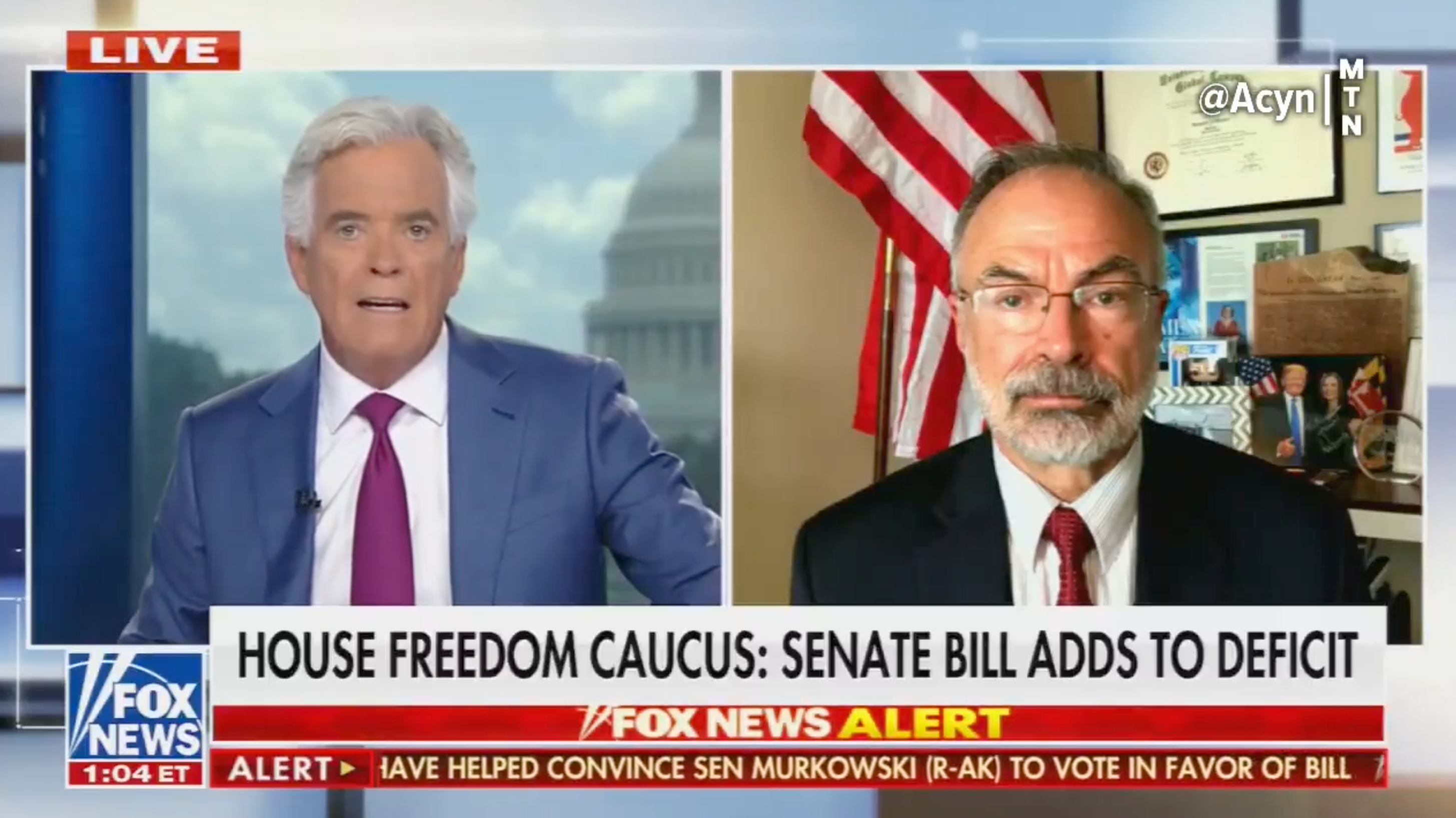 House Freedom Caucus chair Andy Harris discusses Donald Trump's 'Big, Beautiful Bill' on Fox News on Tuesday July 1 2025