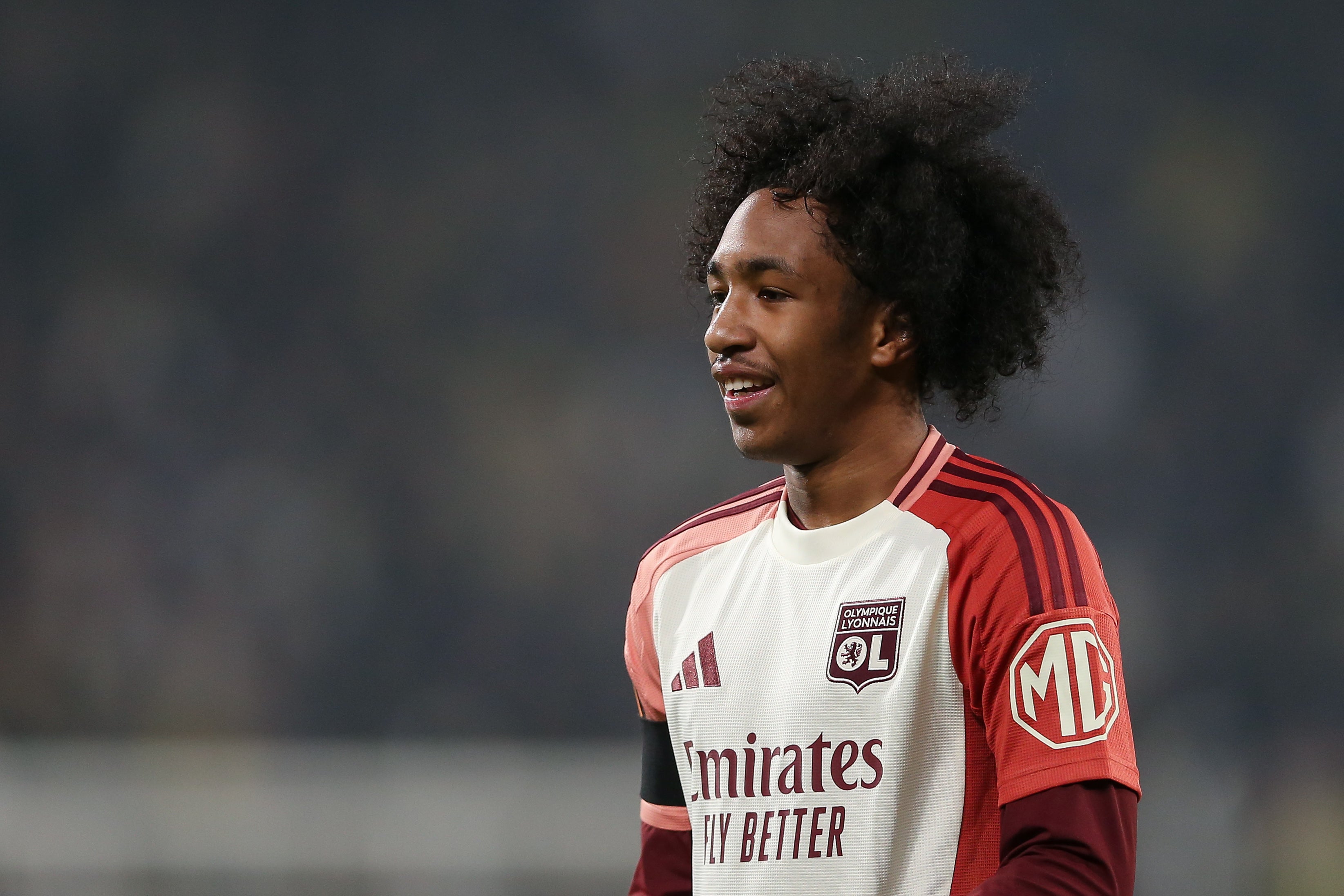 Malick Fofana in action for Lyon