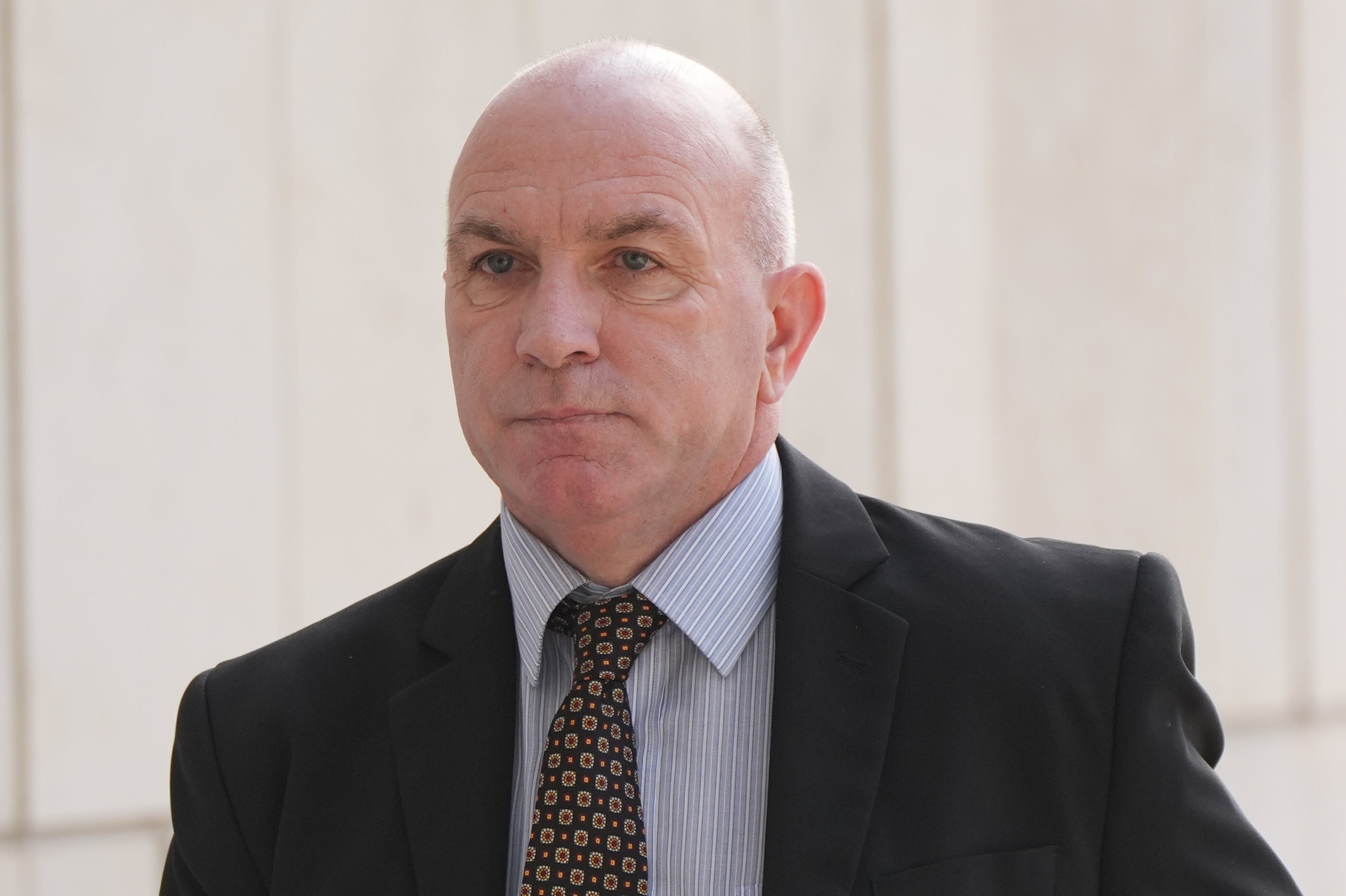 Former Kilkenny hurler DJ Carey arrives at the Criminal Courts of Justice in Dublin where he pleaded guilty to inducing people to pay him money after fraudulently claiming to have cancer