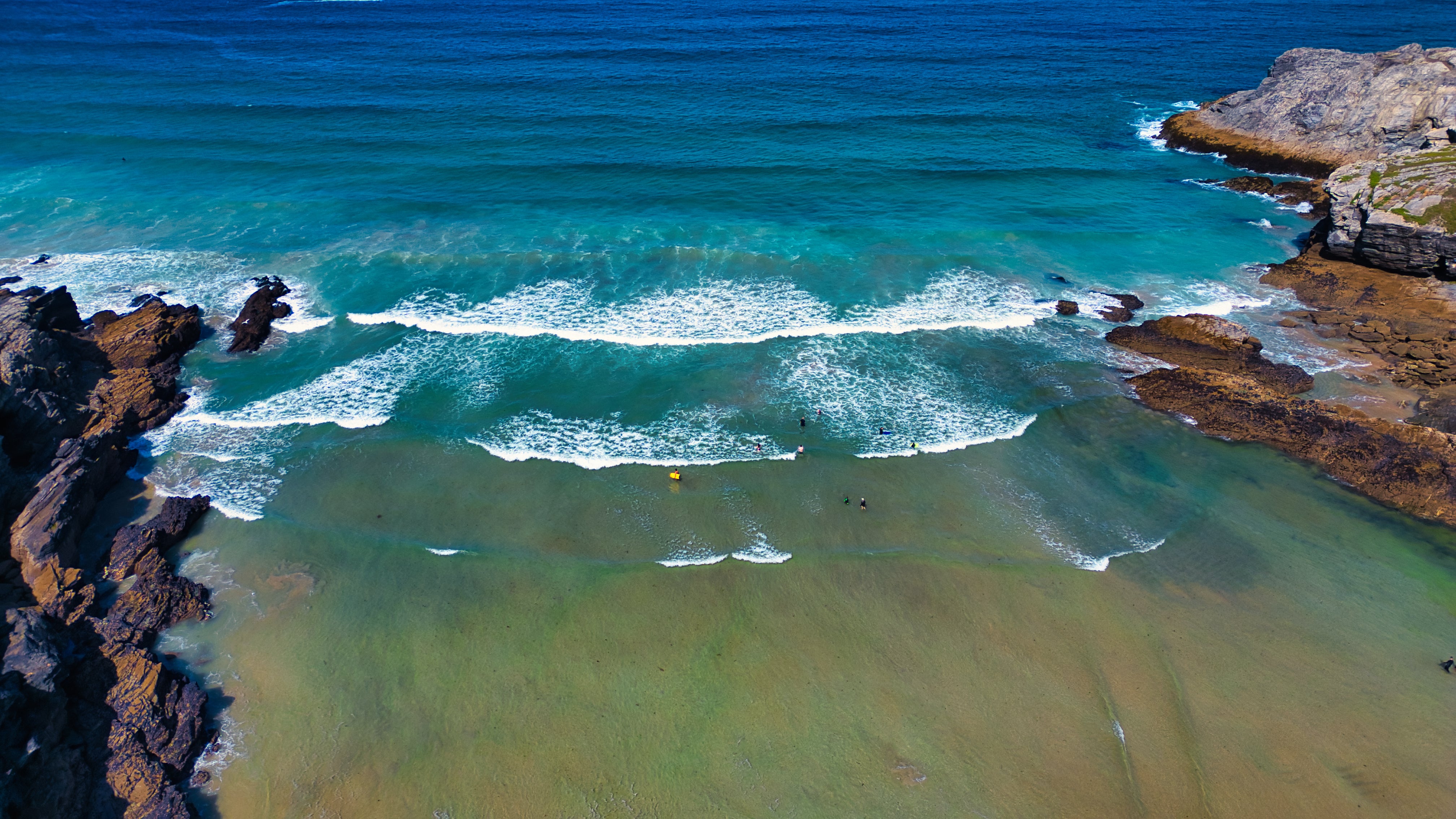 The sands of Porth Beach are within strolling distance of SeaSpace