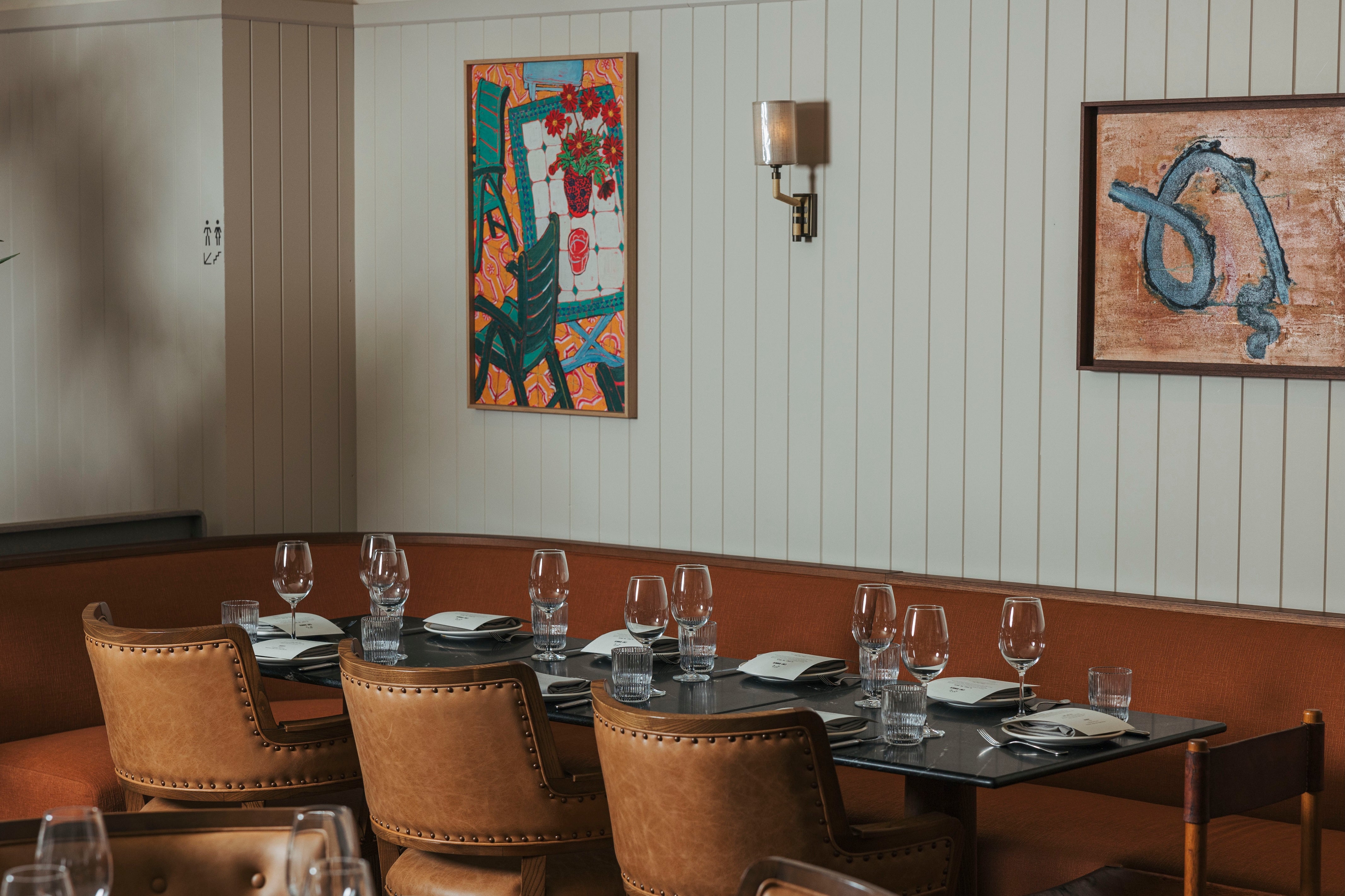 The hotel’s restaurant Volta is a destination for guests and non-guests alike