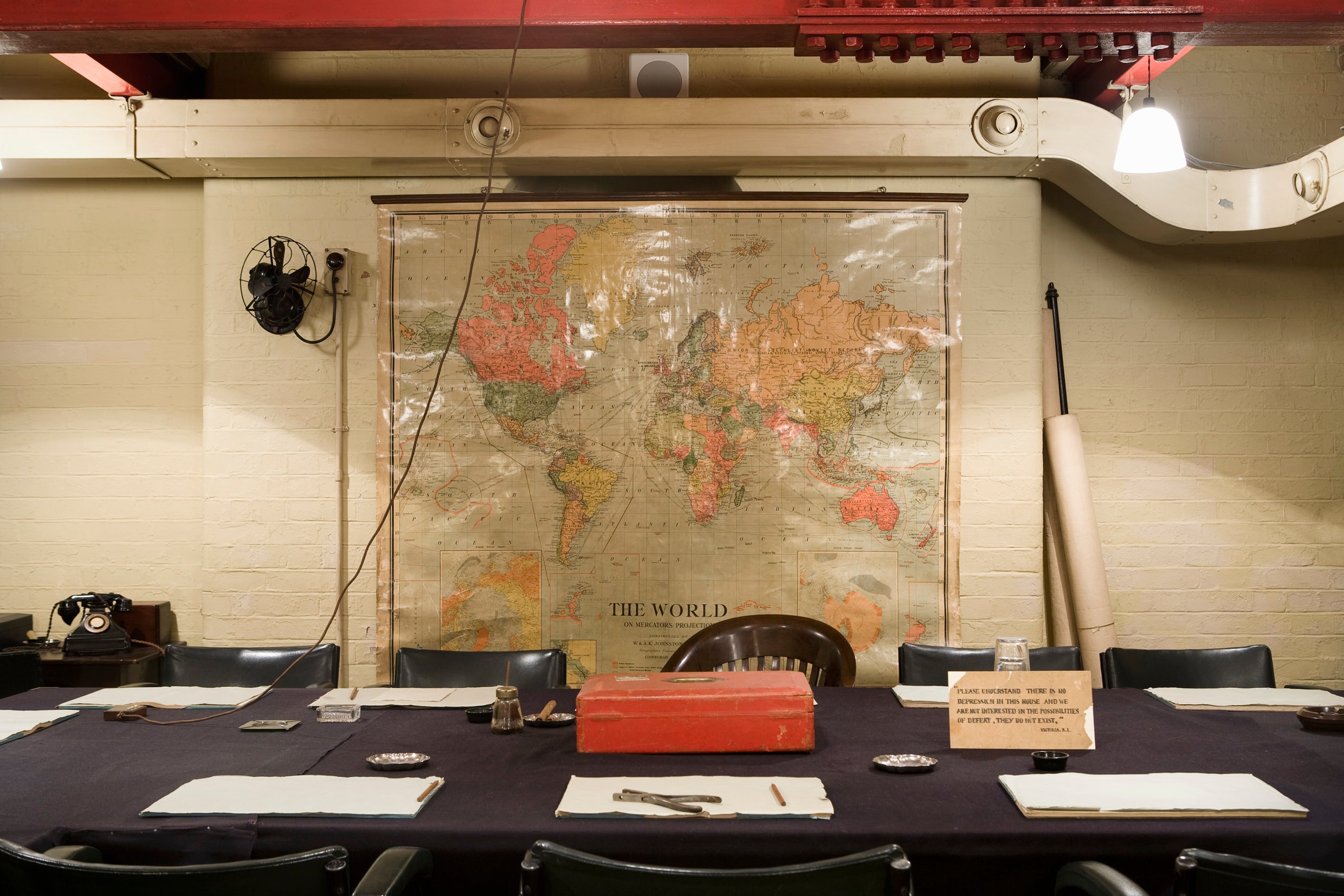 The Cabinet Room at Churchill's War Rooms