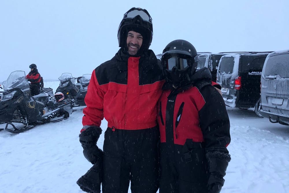 Andrew Cannestra (left) was on a four-night holiday costing more than £23,000 at the time of the crash (Andrew Cannestra/Scala/PA)