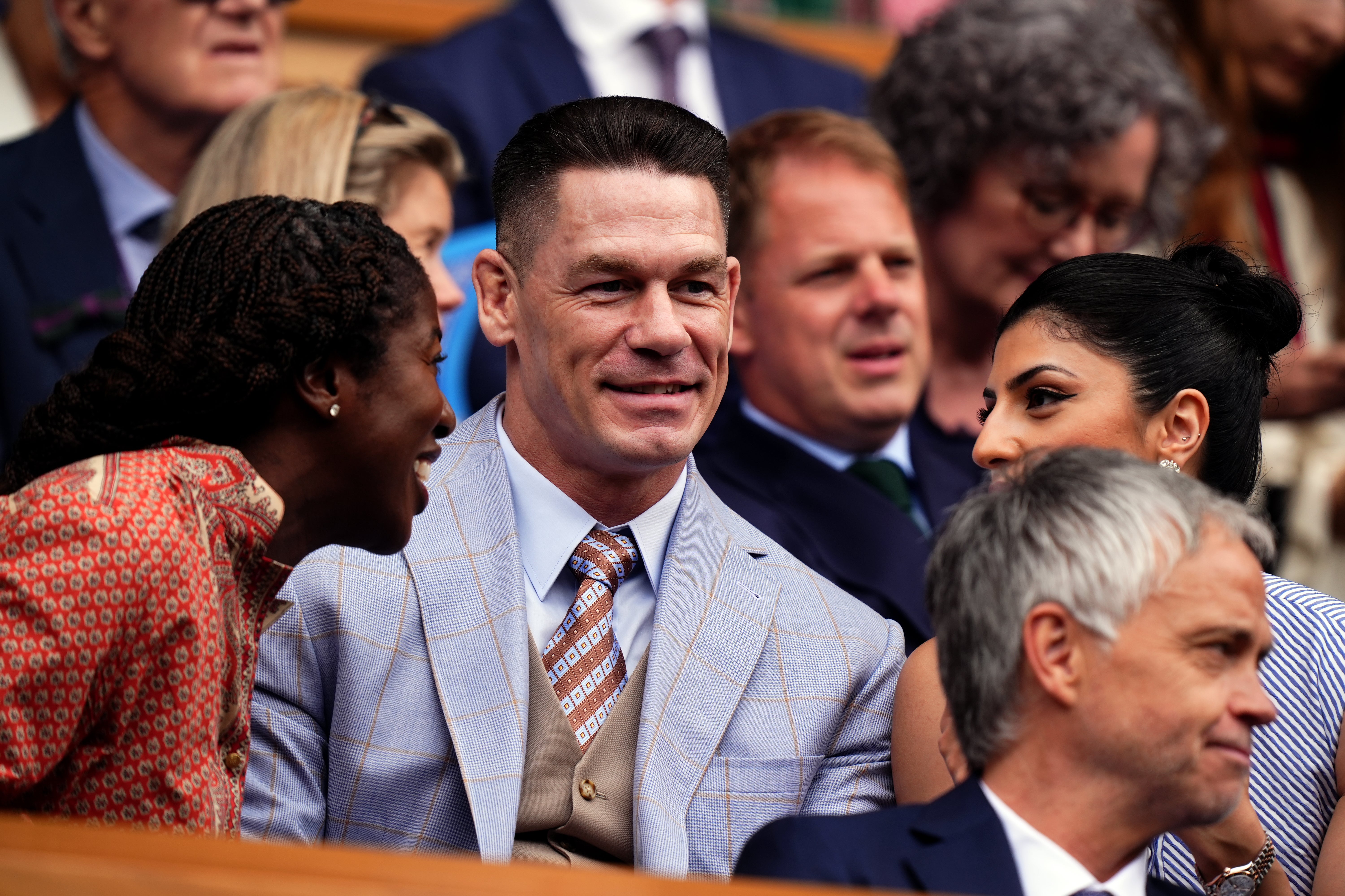 John Cena and wife Shay Shariatzadeh