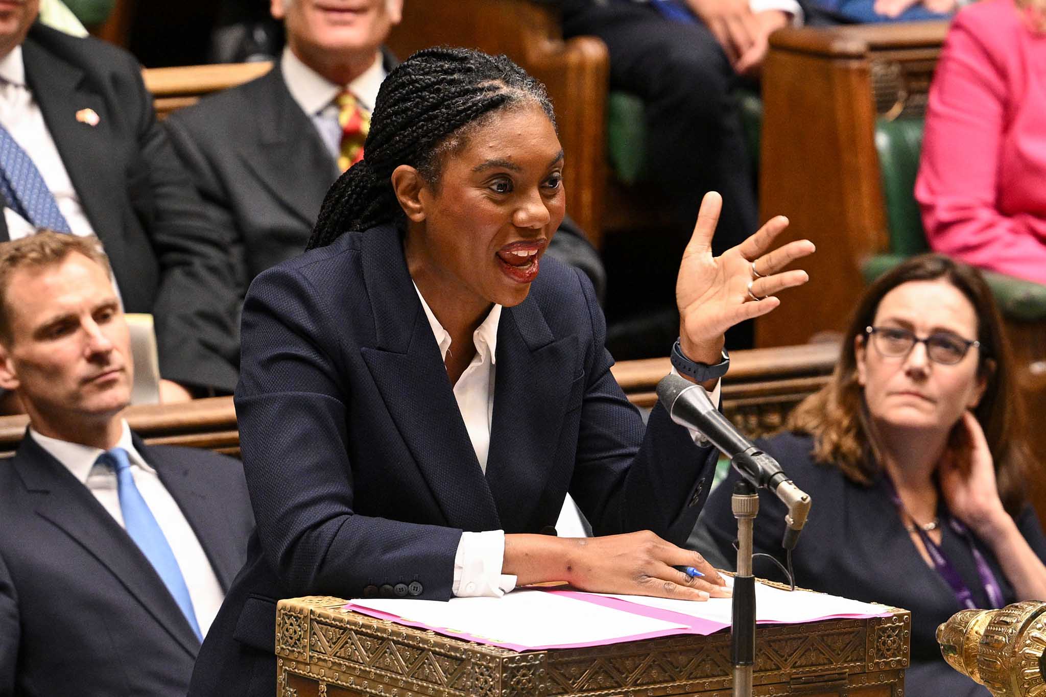 ‘I was going to say, “We’re all human,” but, giving as good as Badenoch does, there are times one wonders if she is’