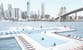 Construction begins on a floating river swimming pool for New York City