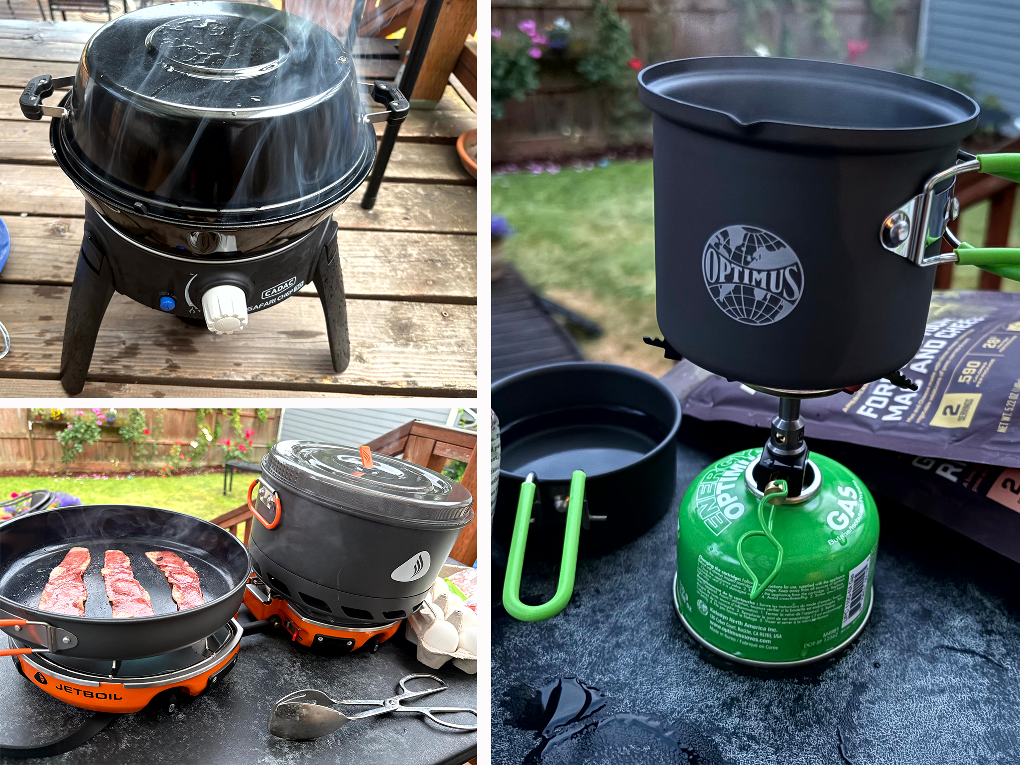 I cooked up a storm while putting a range of camping stoves to the test