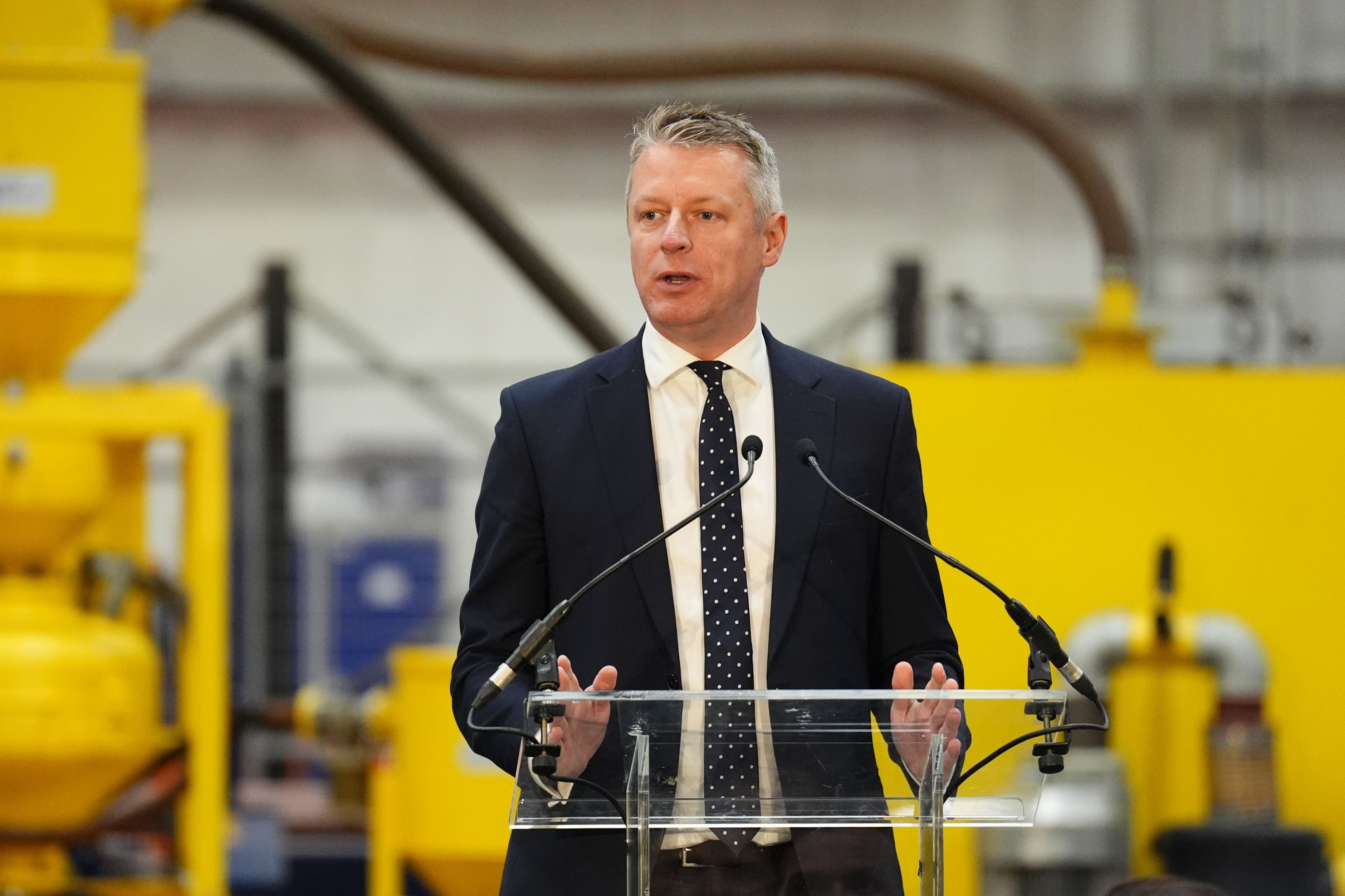 Armed forces minister Luke Pollard said the Government had proposed a ‘better amendment’ (Andrew Milligan/PA)