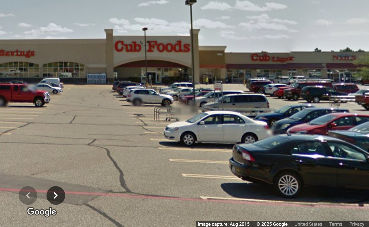 A Cub Foods grocery store in Rosemount, Minnesota, where a family was reunited with a pendant containing their daughter's ashes four years after it was lost