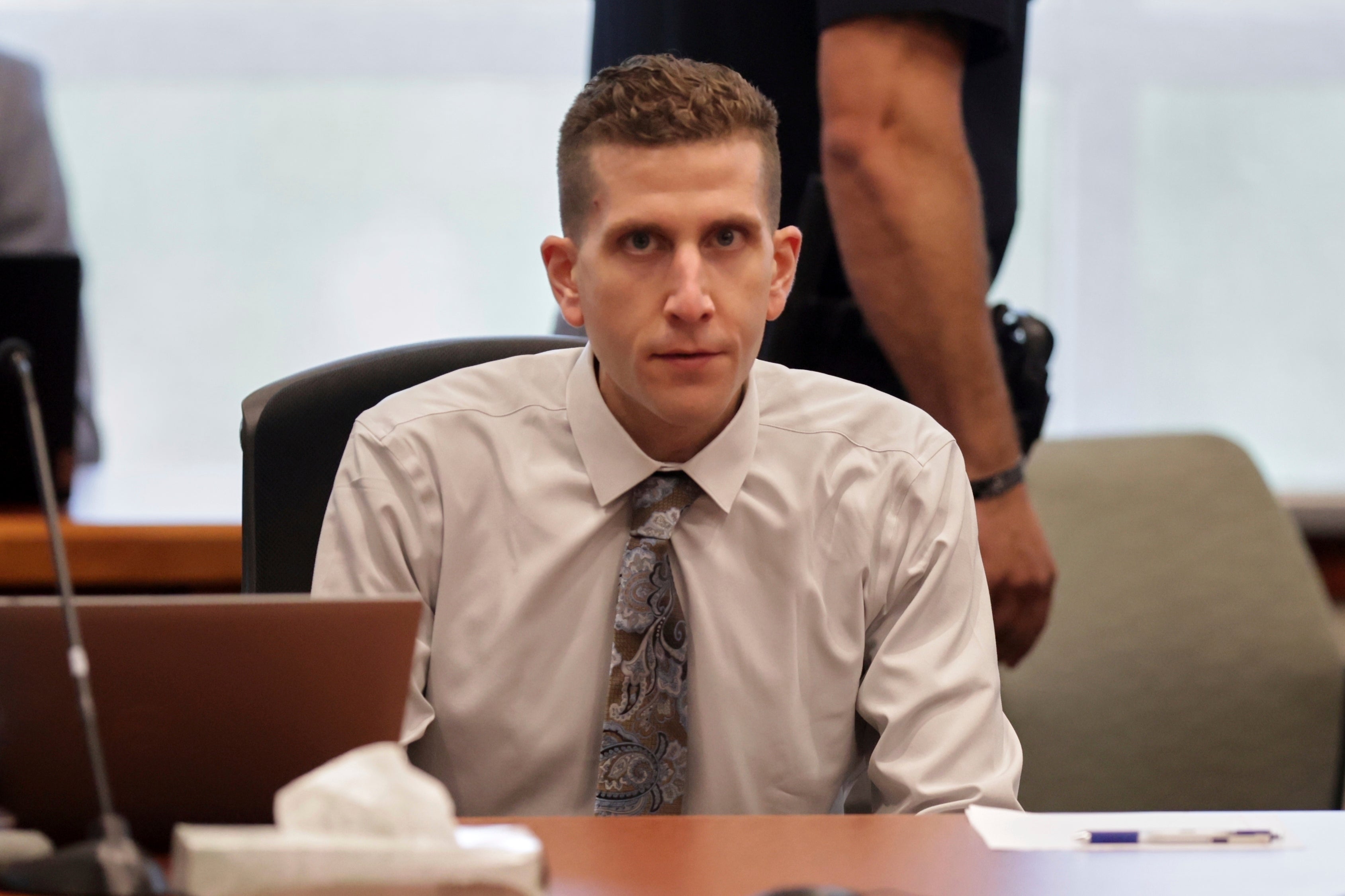 Bryan Kohberger sits in court as he pleads guilty to the murders of four Idaho college students in 2022