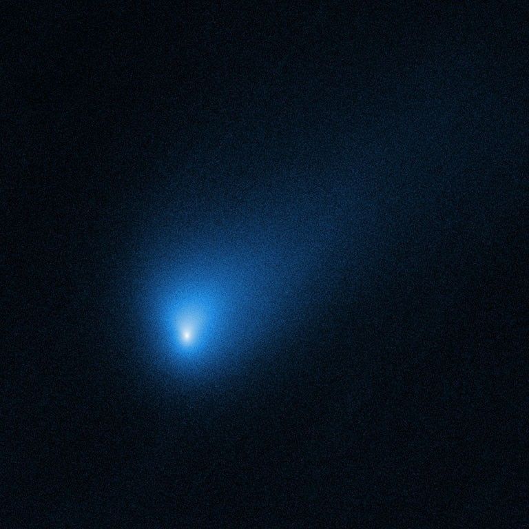 NASA’s Hubble Space Telescope snapped this image of the comet 2I/Borisov in late 2019. It was the second interstellar object ever discovered