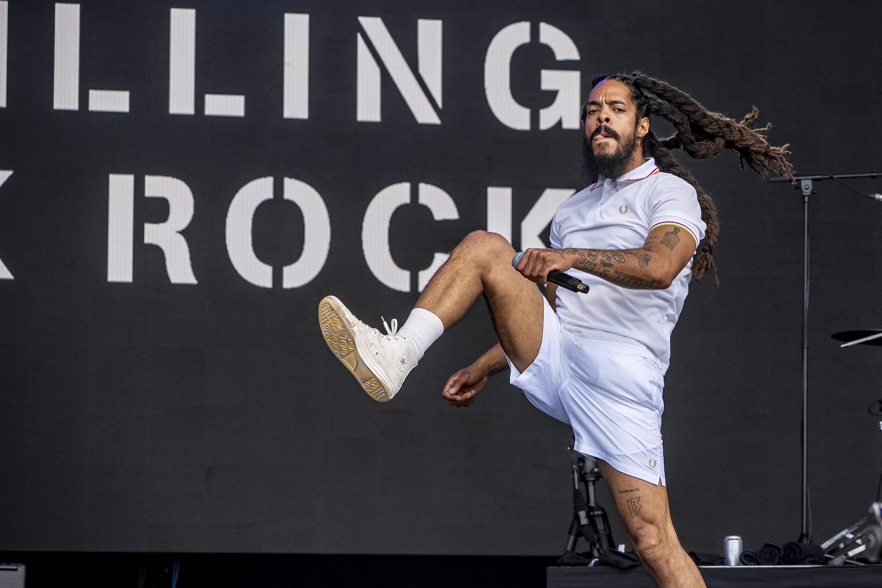 Bobby Vylan on Glastonbury’s West Holts stage