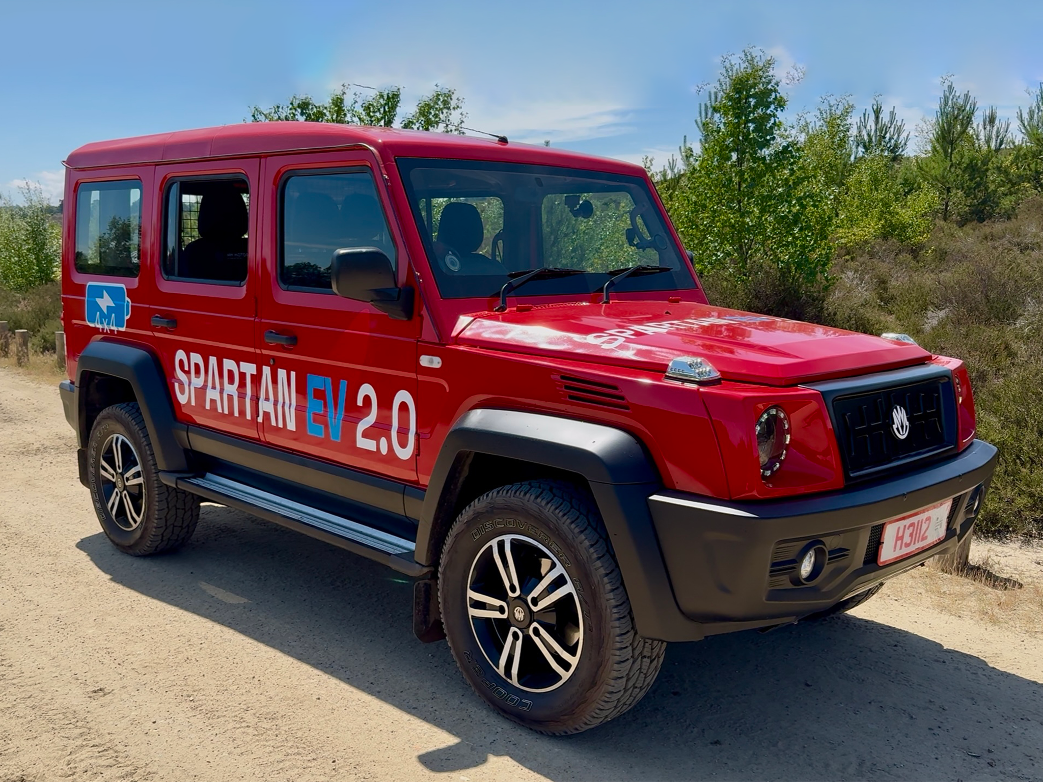 You have the option of a vehicle-to-load adapter for running camping equipment on-site