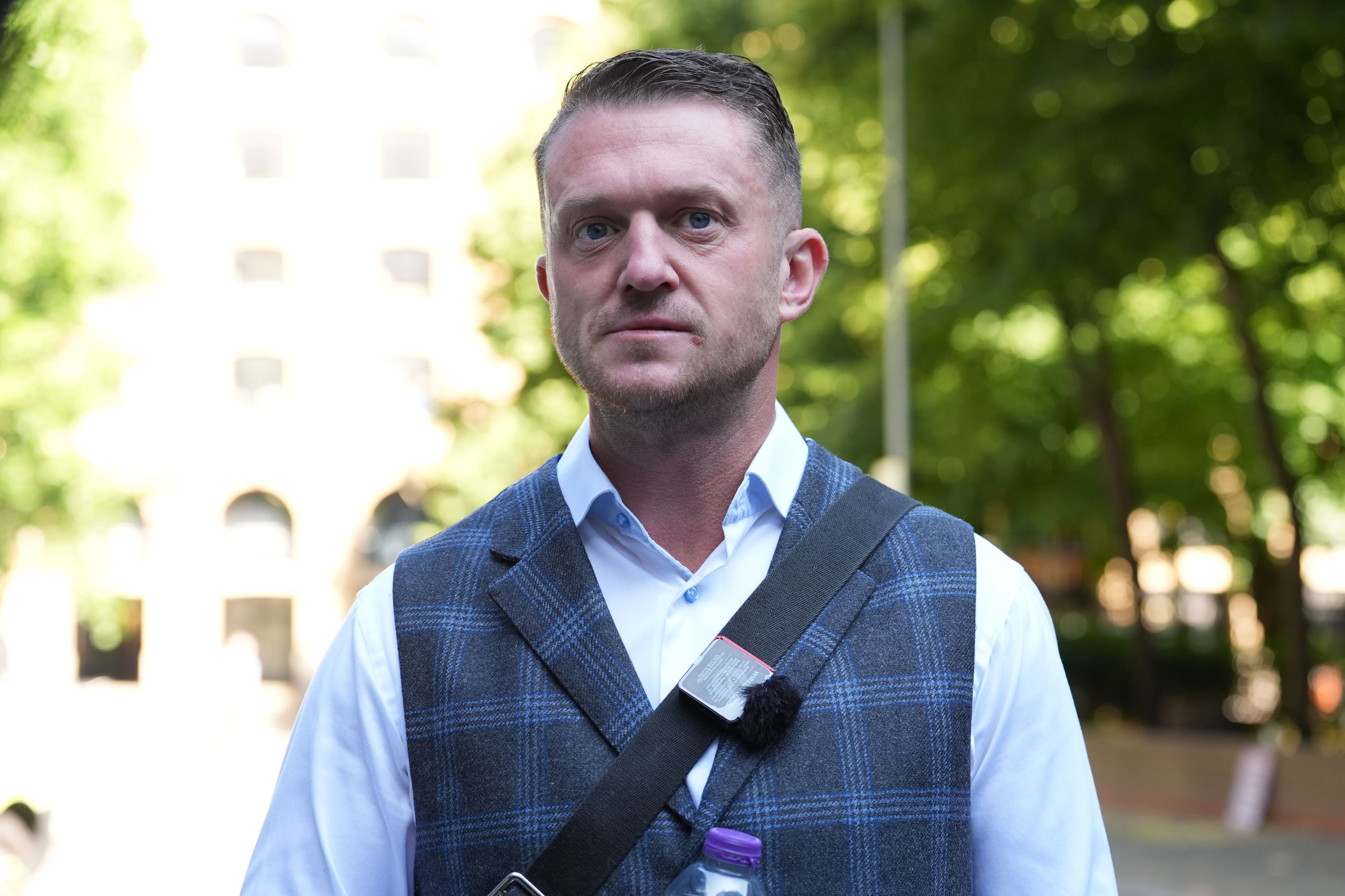 Tommy Robinson is believed to have flown to Tenerife but returned from Faro