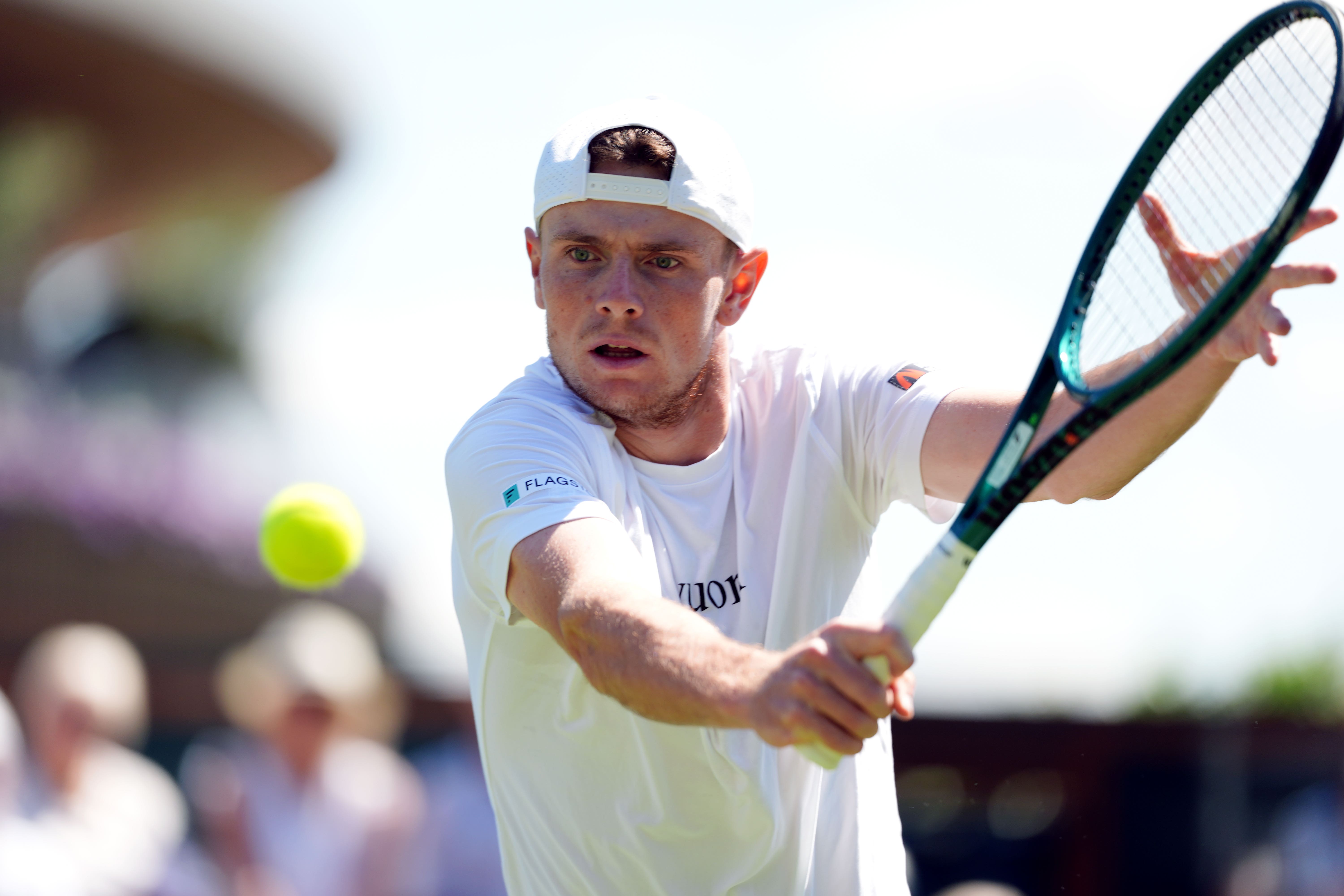 Jack Pinnington Jones was making his grand slam debut at the Championships (Adam Davy/PA)