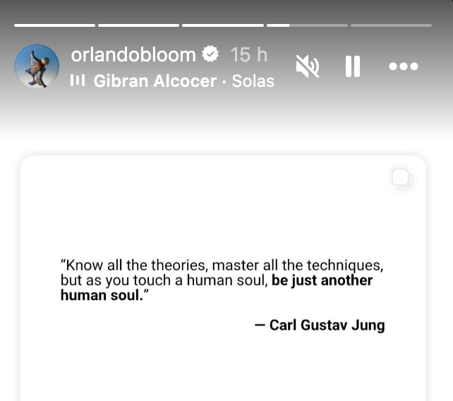 Orlando Bloom shared quote about ‘loneliness’ on Instagram