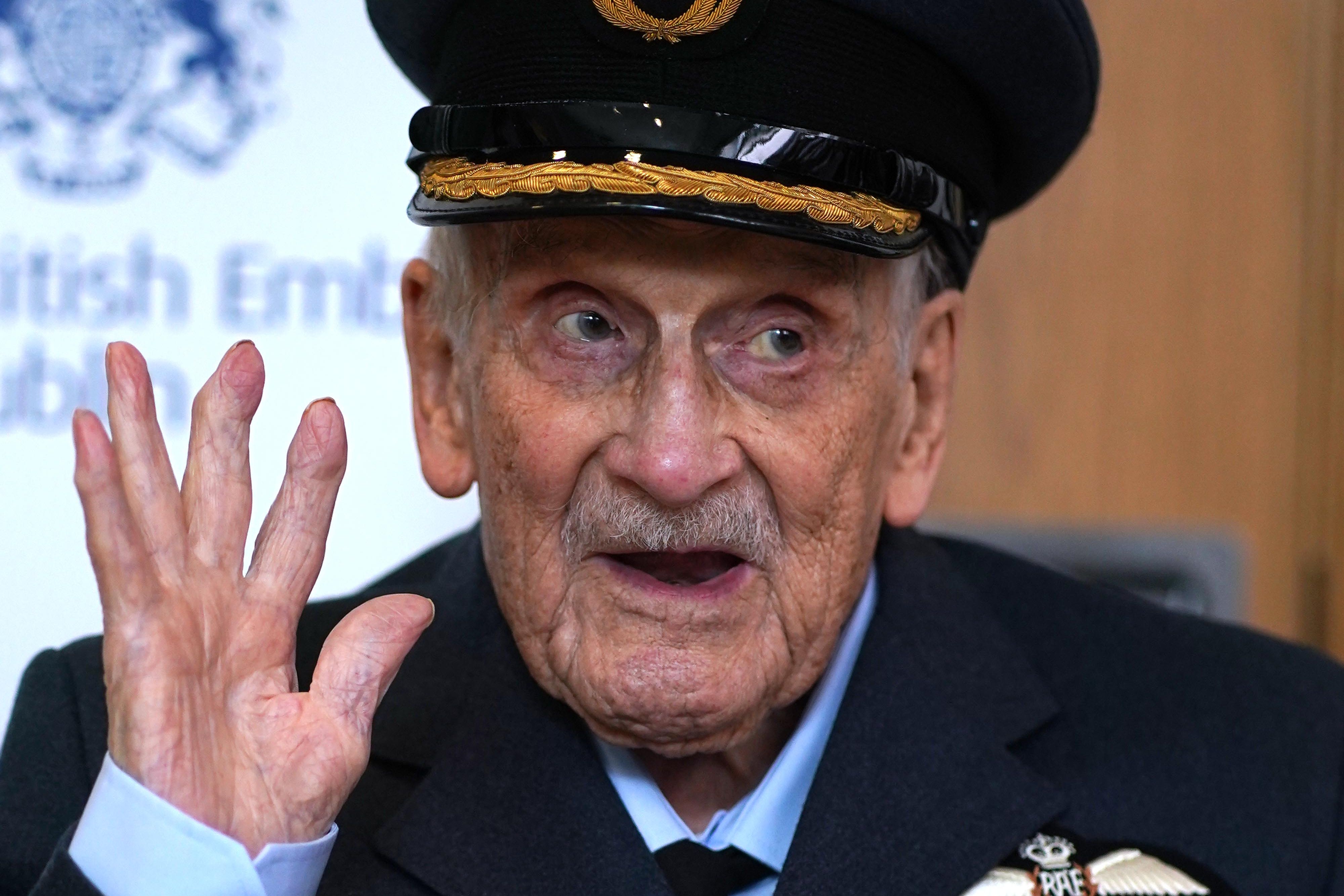 Group Captain John ‘Paddy’ Hemingway (PA)