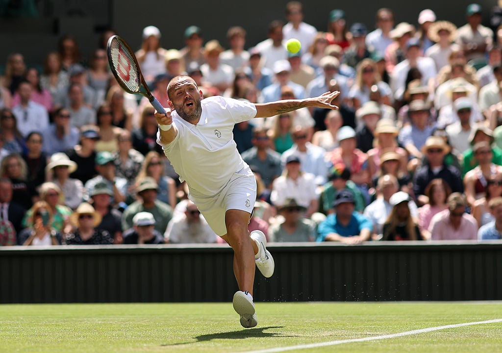 The 154-seed Brit couldn’t live with Djokovic