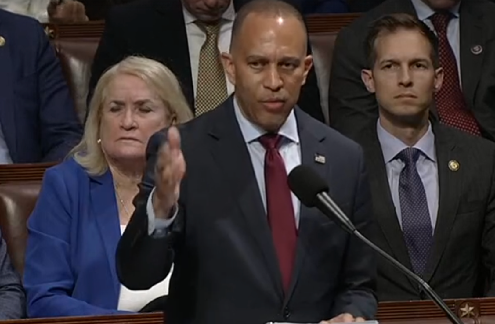 Hakeem Jeffries delivers marathon speech delaying Trump's signature domestic policy bill from reaching floor vote