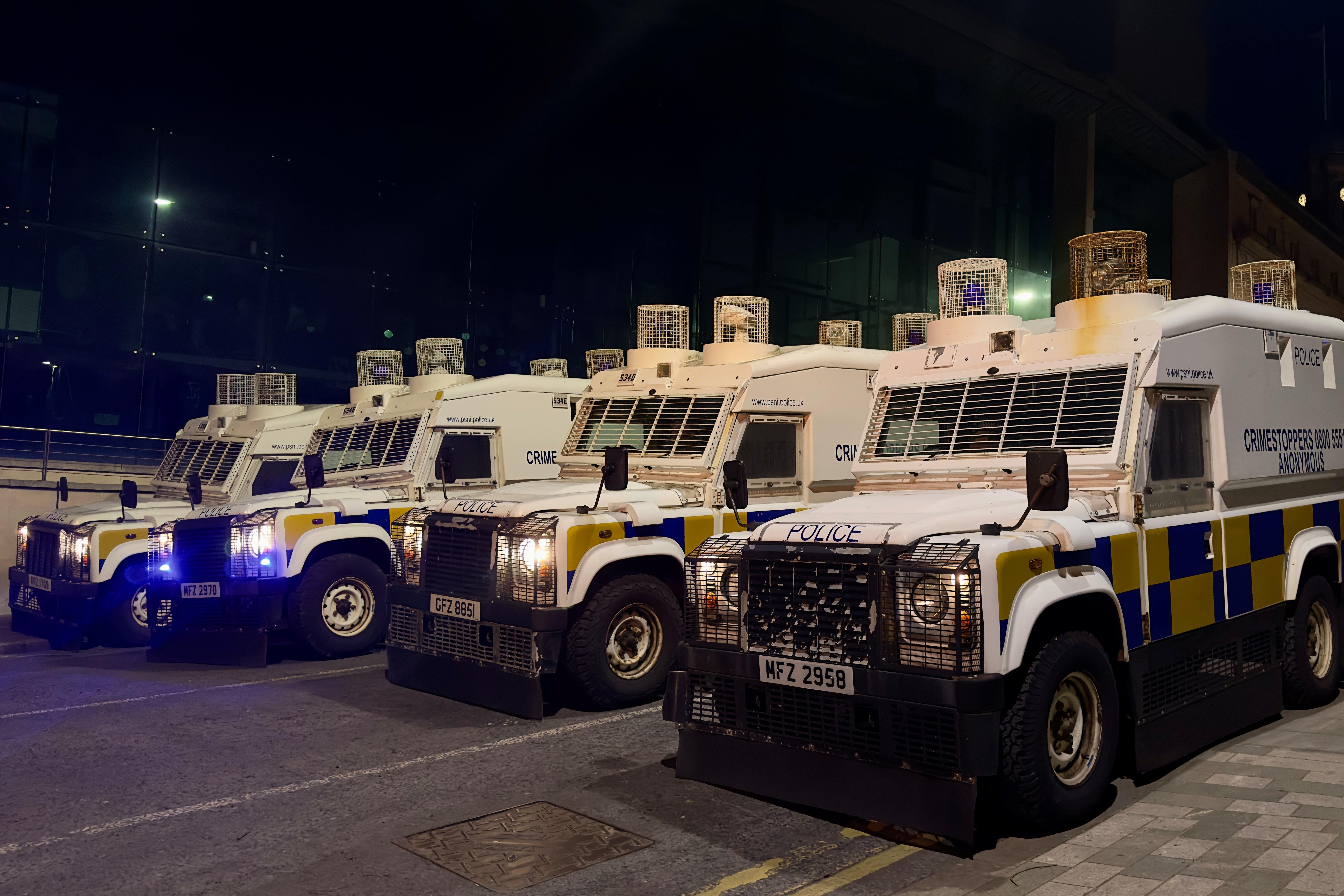 Police officers were attacked during several nights of rioting in June (Liam McBurney/PA)