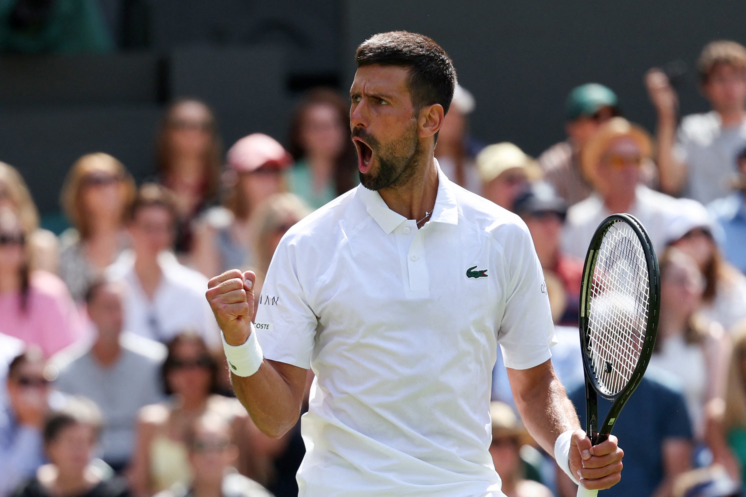 No ‘miracle pills’ required as flawless Novak Djokovic lays down Wimbledon title marker
