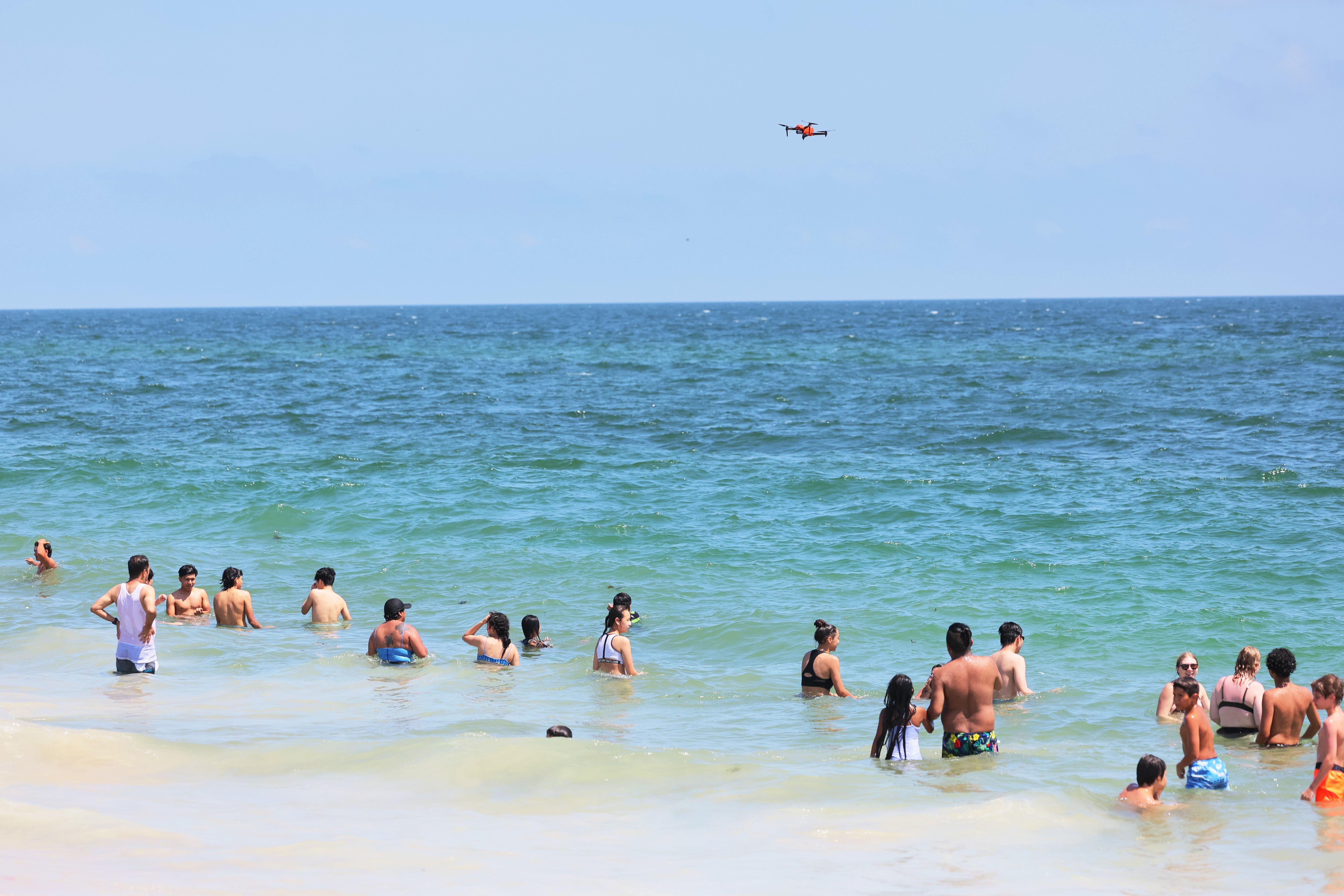 New York is stepping up its drone surveillance this Fourth of July weekend in the hopes of preventing another nasty encounter with a shark. One woman has already been bitten this summer