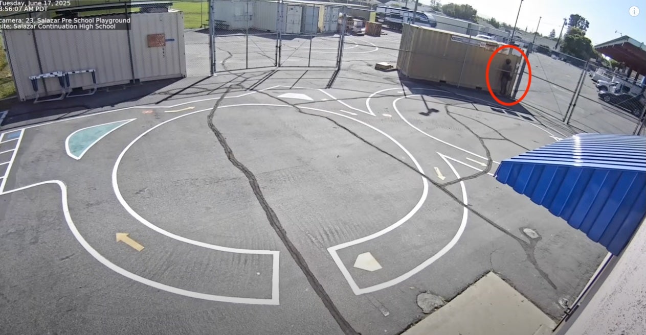 The El Rancho Unified School District board wrote to the Department of Homeland Security to complain about the alleged incident and accused the ICE agents of risking ‘exposing themselves to minors.’