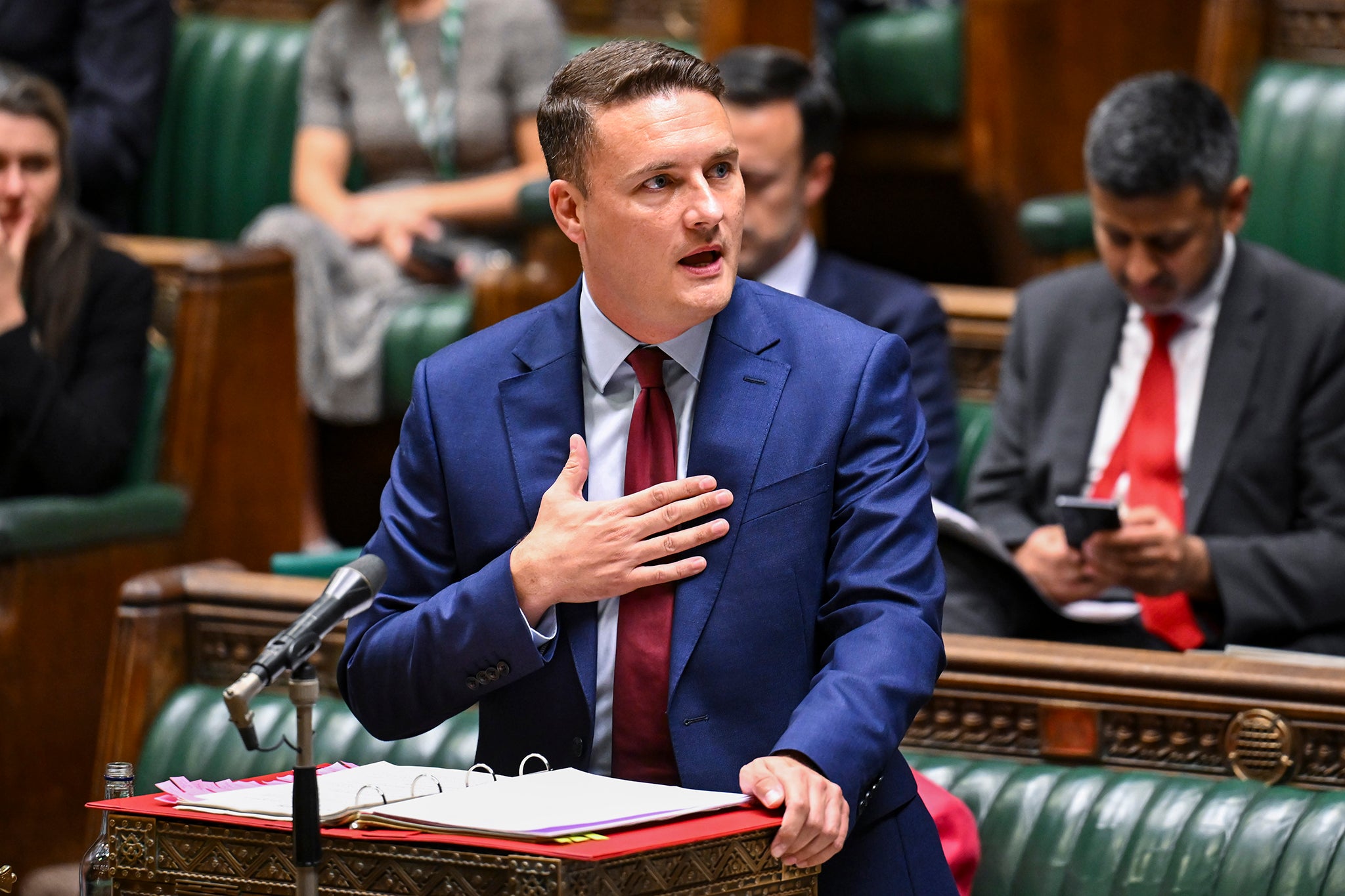 Wes Streeting, the secretary of state for health and social care