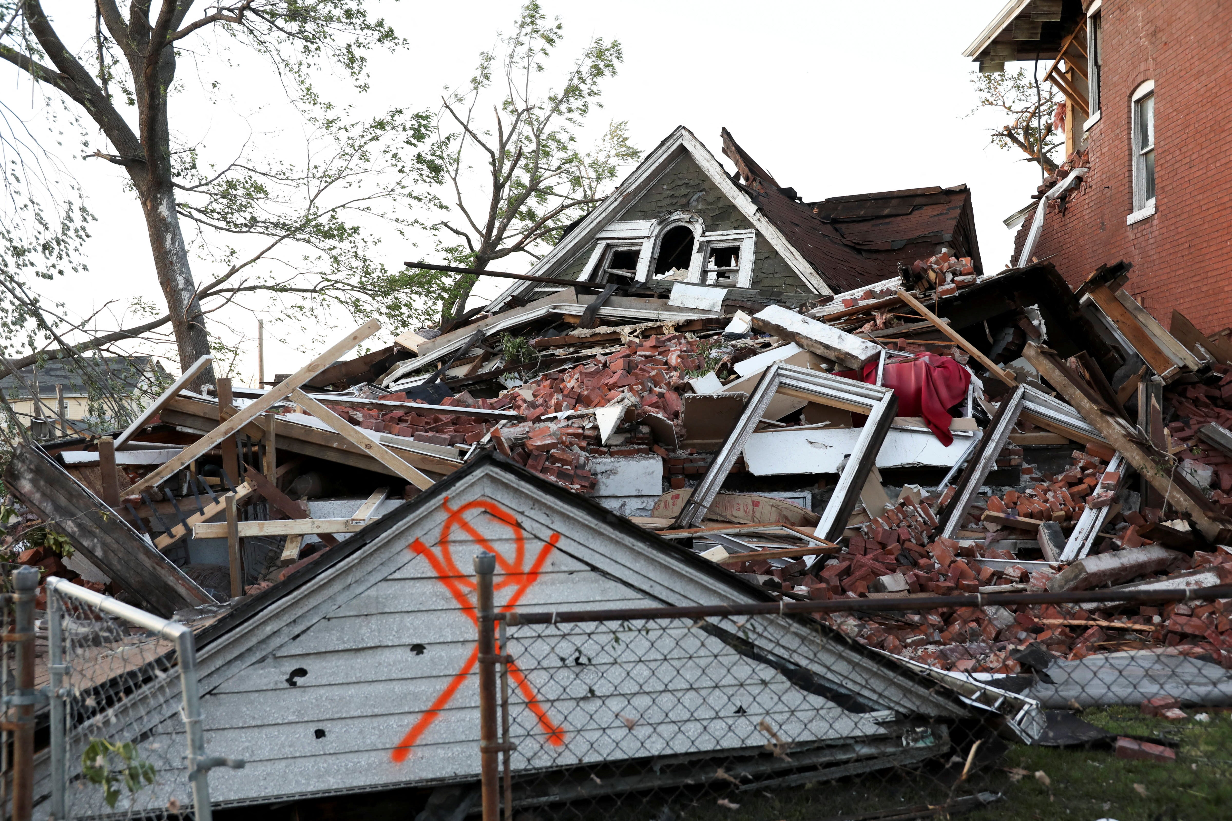 The tornado in May killed five people in St Louis