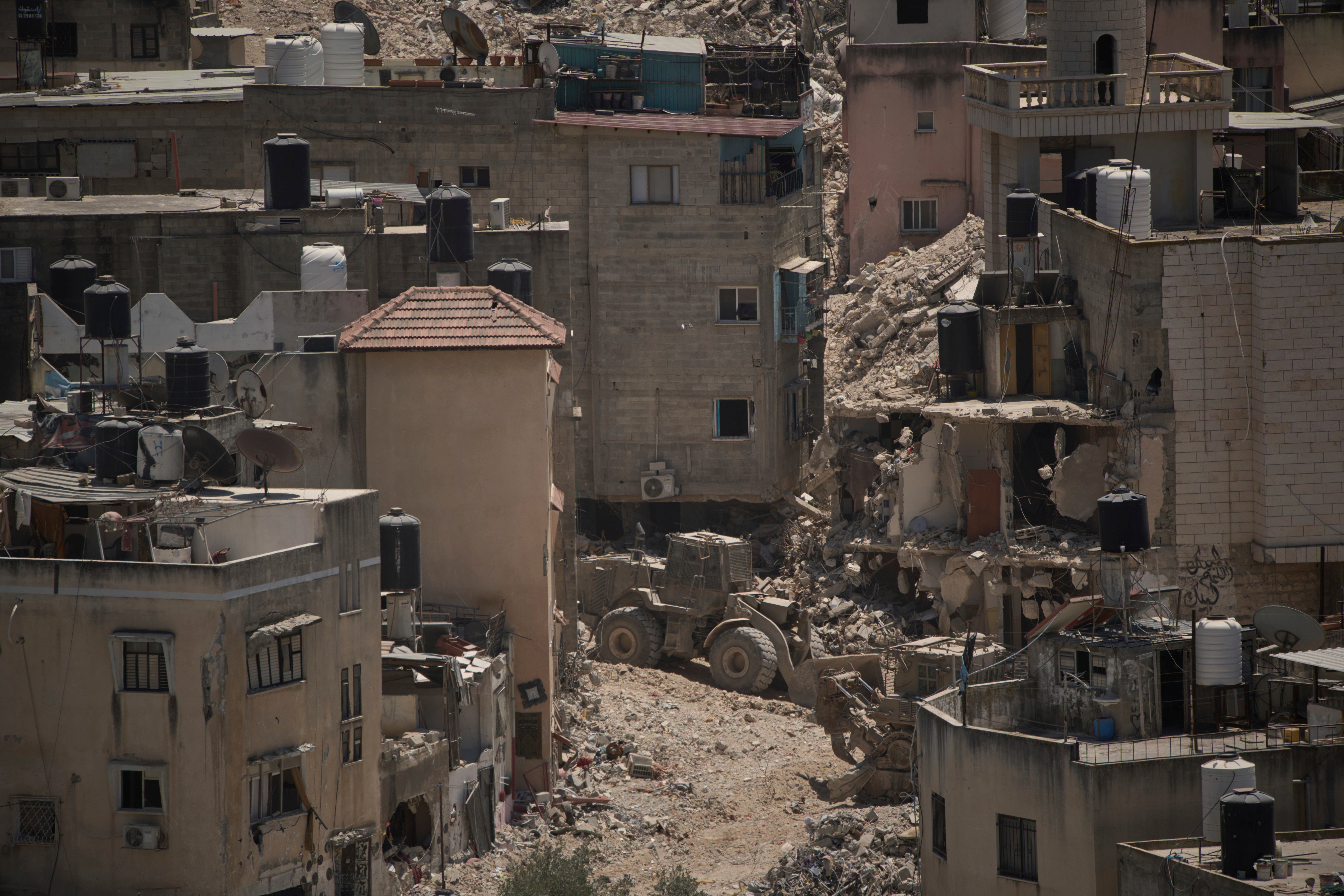 The Nur Shams refugee camp, in the West Bank city of Tulkarem