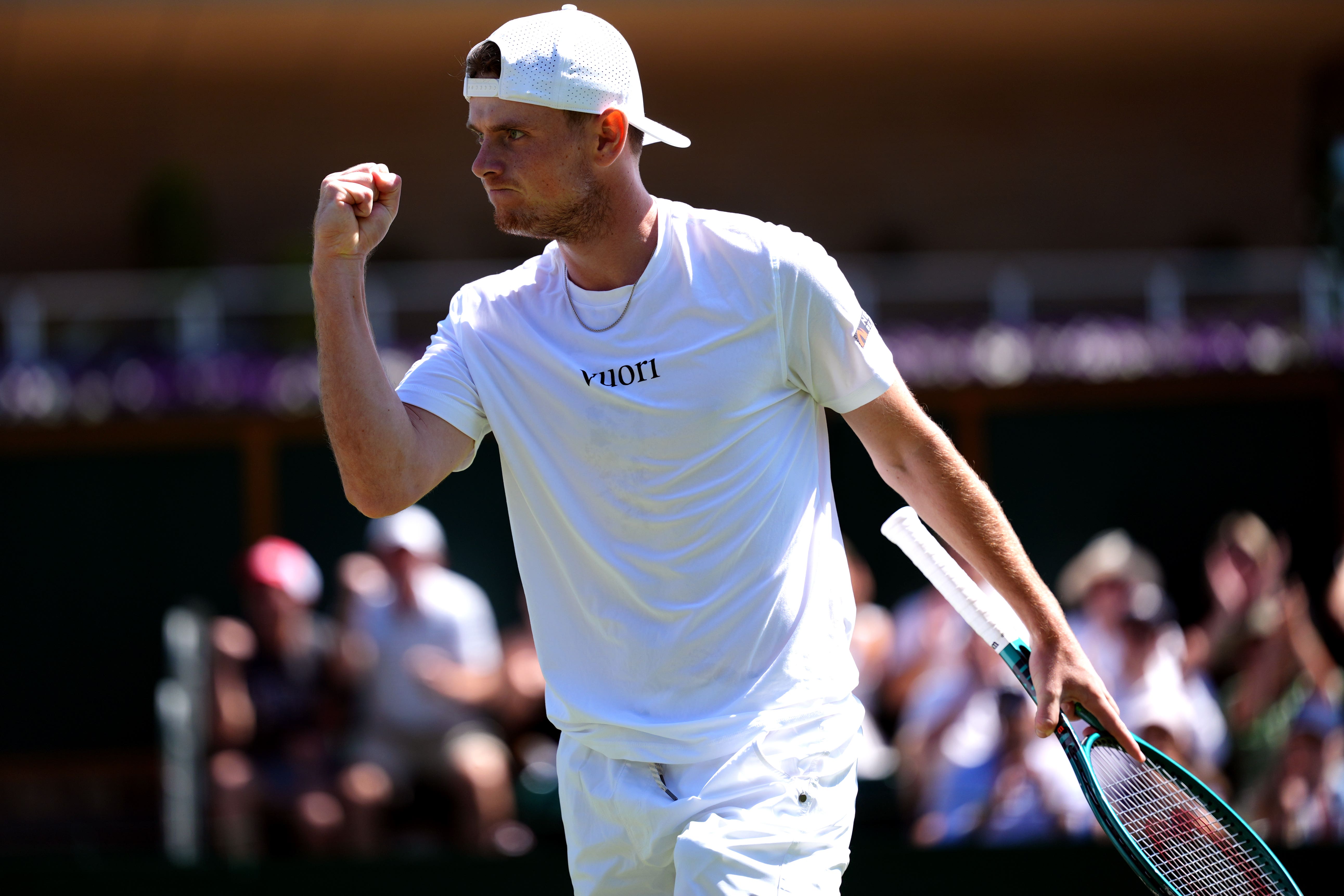 Jack Pinnington Jones, pictured, was beaten by 22nd seed Flavio Cobolli (Adam Davy/PA)