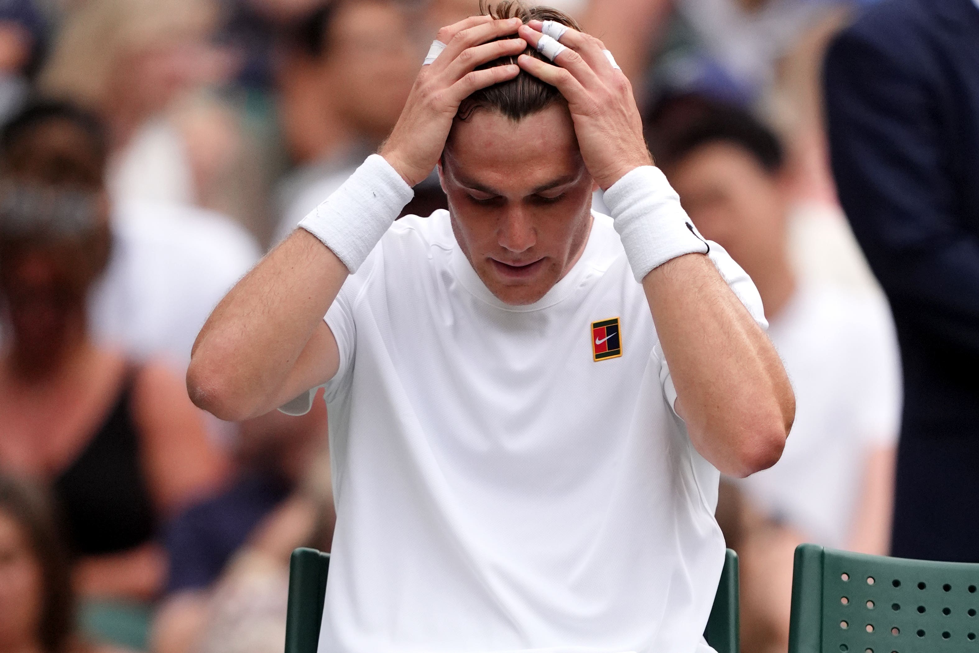 Jack Draper went out to Marin Cilic